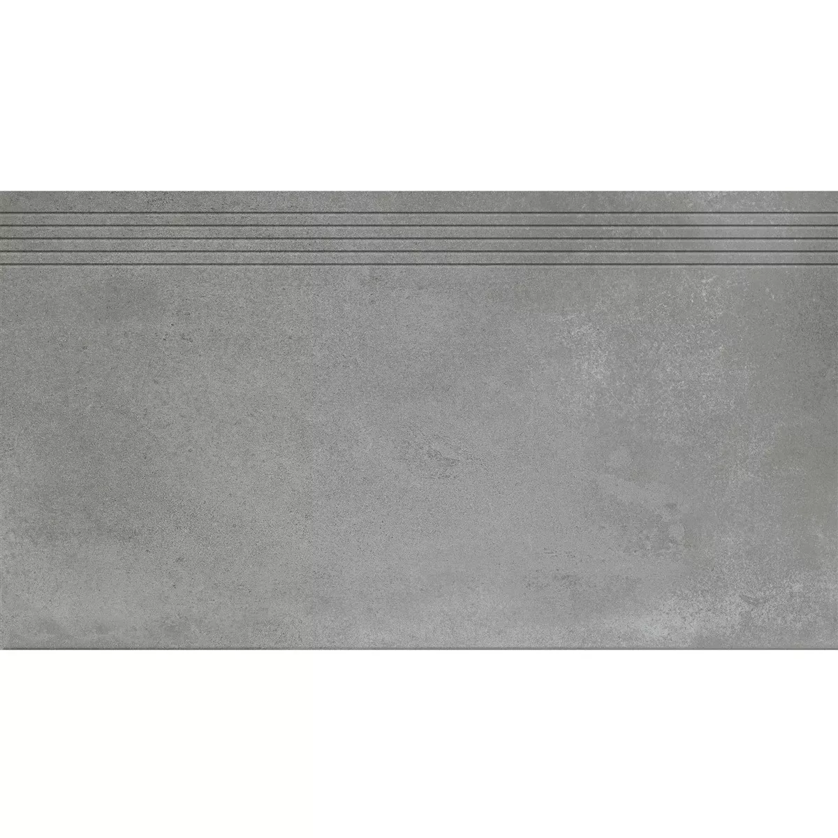 Rillenstufe Belgium Betonoptik Grau 30x60 cm