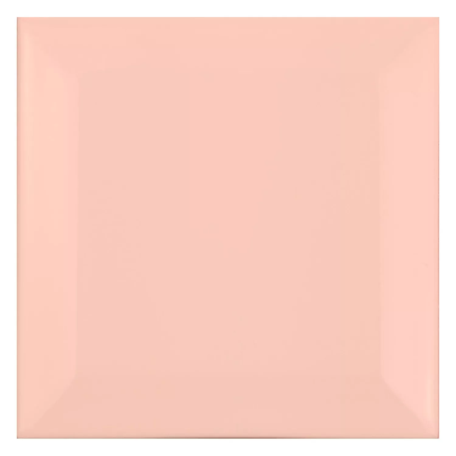 Piastrella metropolitana Arancione Opaco 10x10 cm Sfaccettatura Catarina Salmon