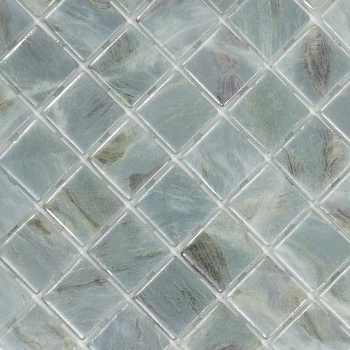 Vetro Piscina Mosaico Alassio Grigio 25