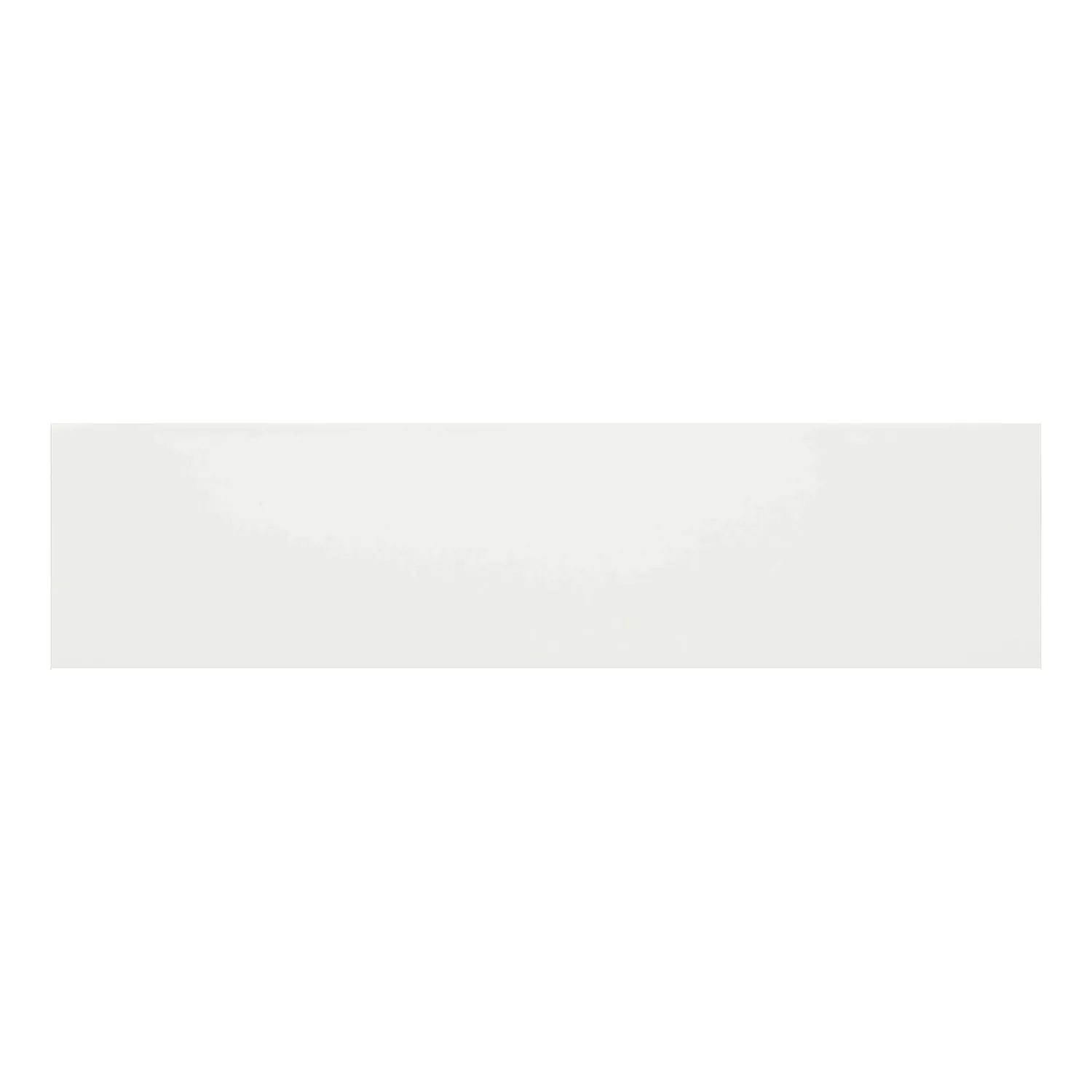 Piastrella metropolitana Bianco Opaco 7,5x30 cm Senza Sfaccettatura Swissland Blanco