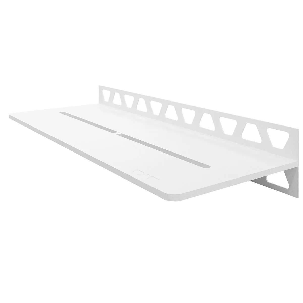 Mensola per doccia Mensola a muro Schlüter rettangolare 30x11,5 cm bianco puro