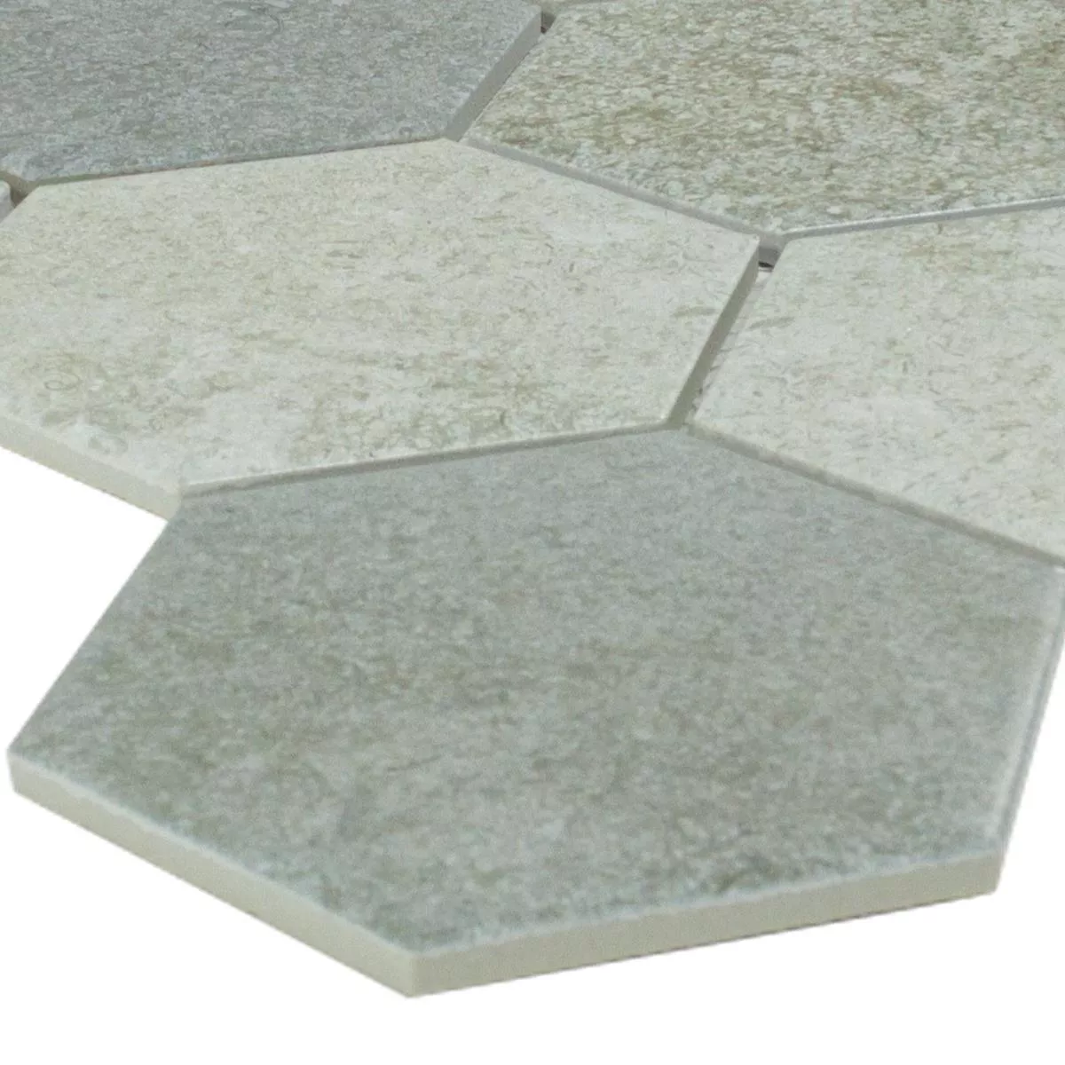 Pietra Naturale Mosaico Hanoi Esagono Grigio Pietra Naturale Mosaico Hanoi Esagono Grigio