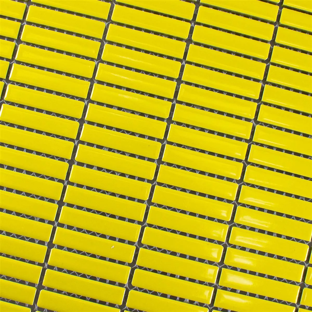 714 Adesivi Triangolari 10 Mm In PVC - Giallo Lucido Autoadesivo - Foto 2