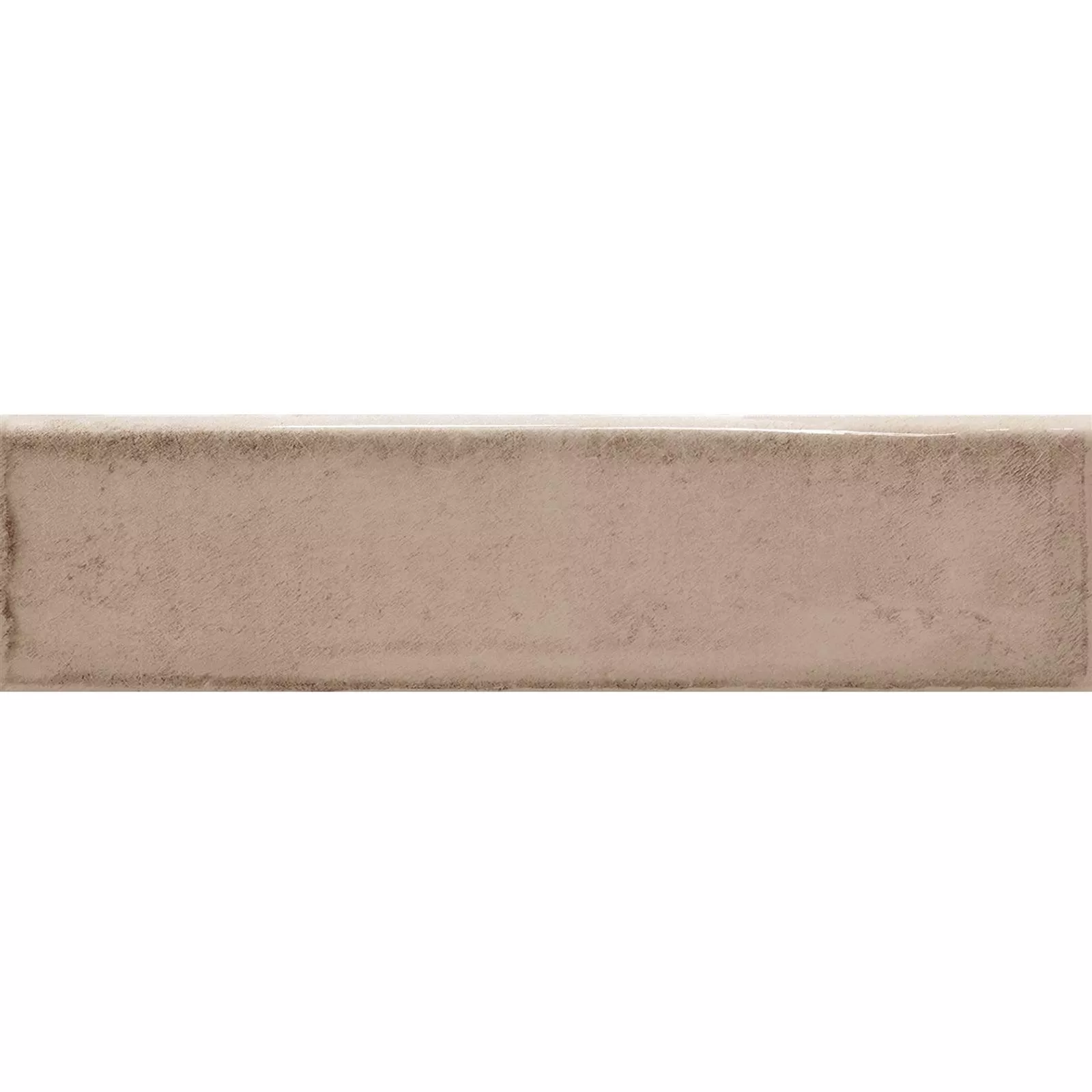 Rivestimenti Maestro Ondulato Lucida Marrone Chiaro 7,5x30cm