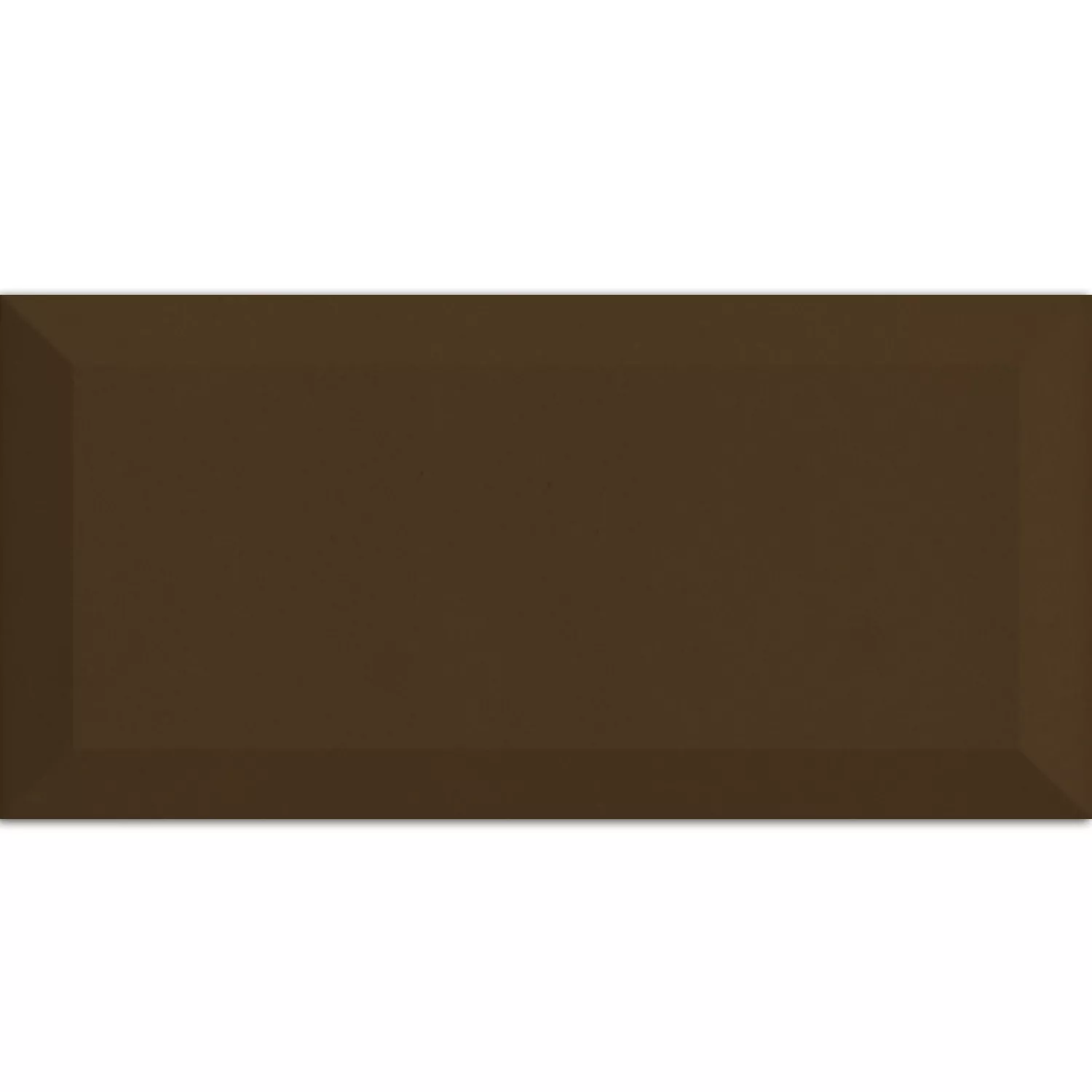 Metro Rivestimenti Siena Marrone Scuro Sfaccettatura 10x20cm Metro Rivestimenti Siena Marrone Scuro Sfaccettatura 10x20cm