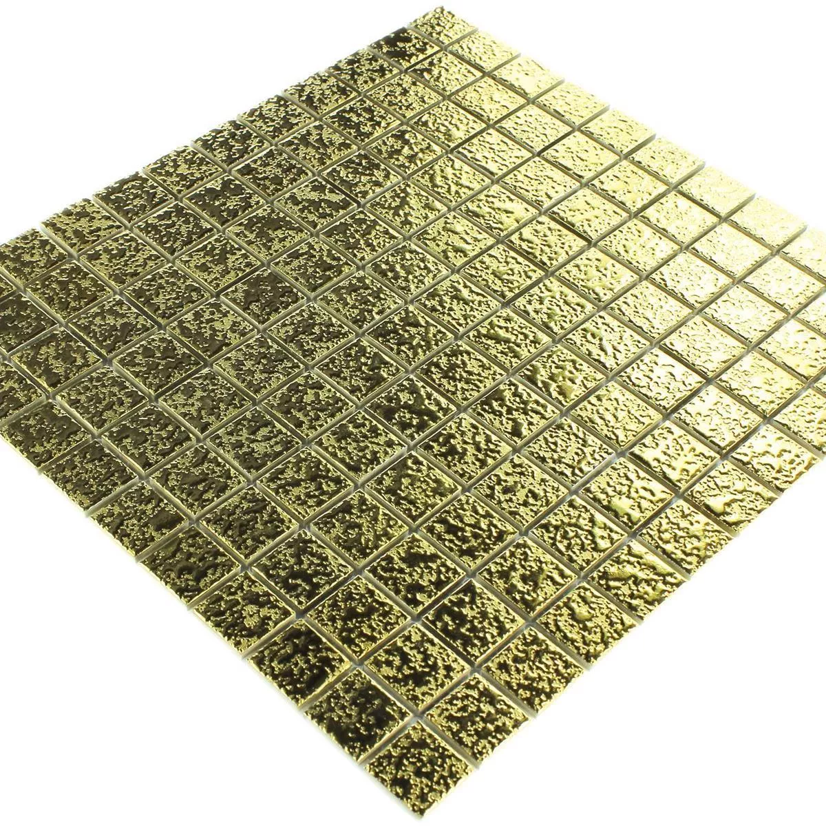 Mosaico Ceramica Oro Battuto