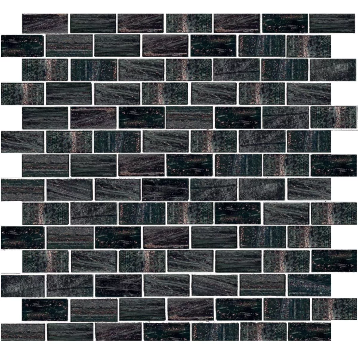 Mosaico Di Vetro Piastrelle Trend-Vi Rectangular 260