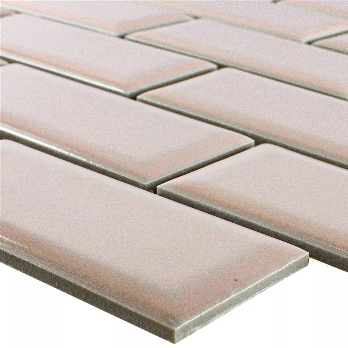 Campione Ceramica Mosaico StPauls Metro Sfaccettatura Rosa Campione Ceramica Mosaico StPauls Metro Sfaccettatura Rosa