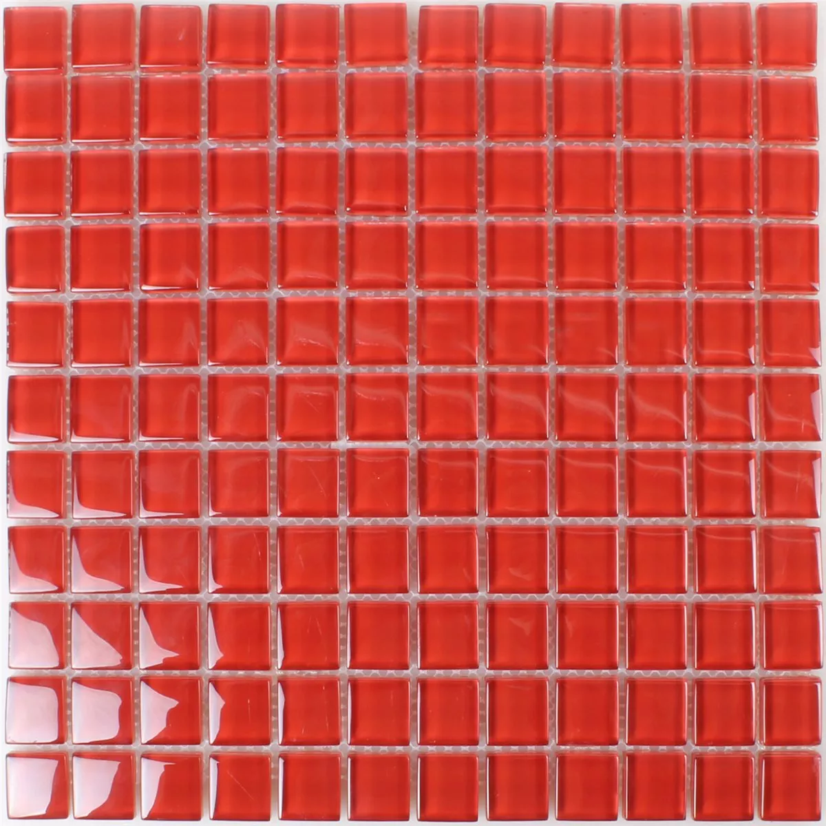 Mosaico Vetro Rosso Uni