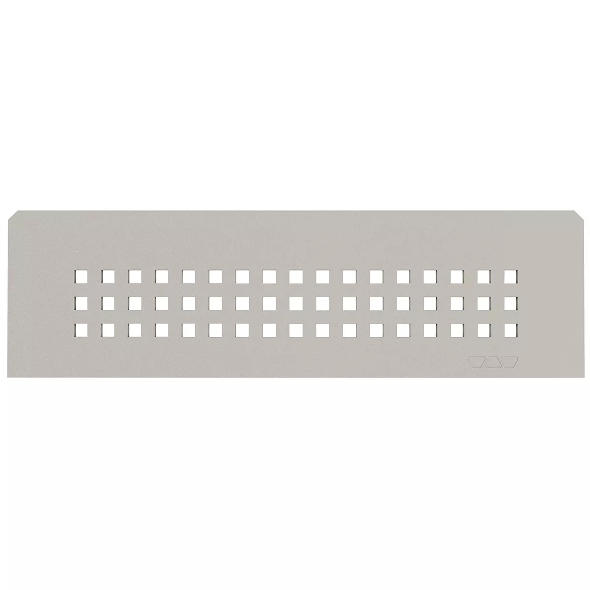 Mensola a muro rettangolare Schlüter 30x8,7 cm, quadrata, beige
