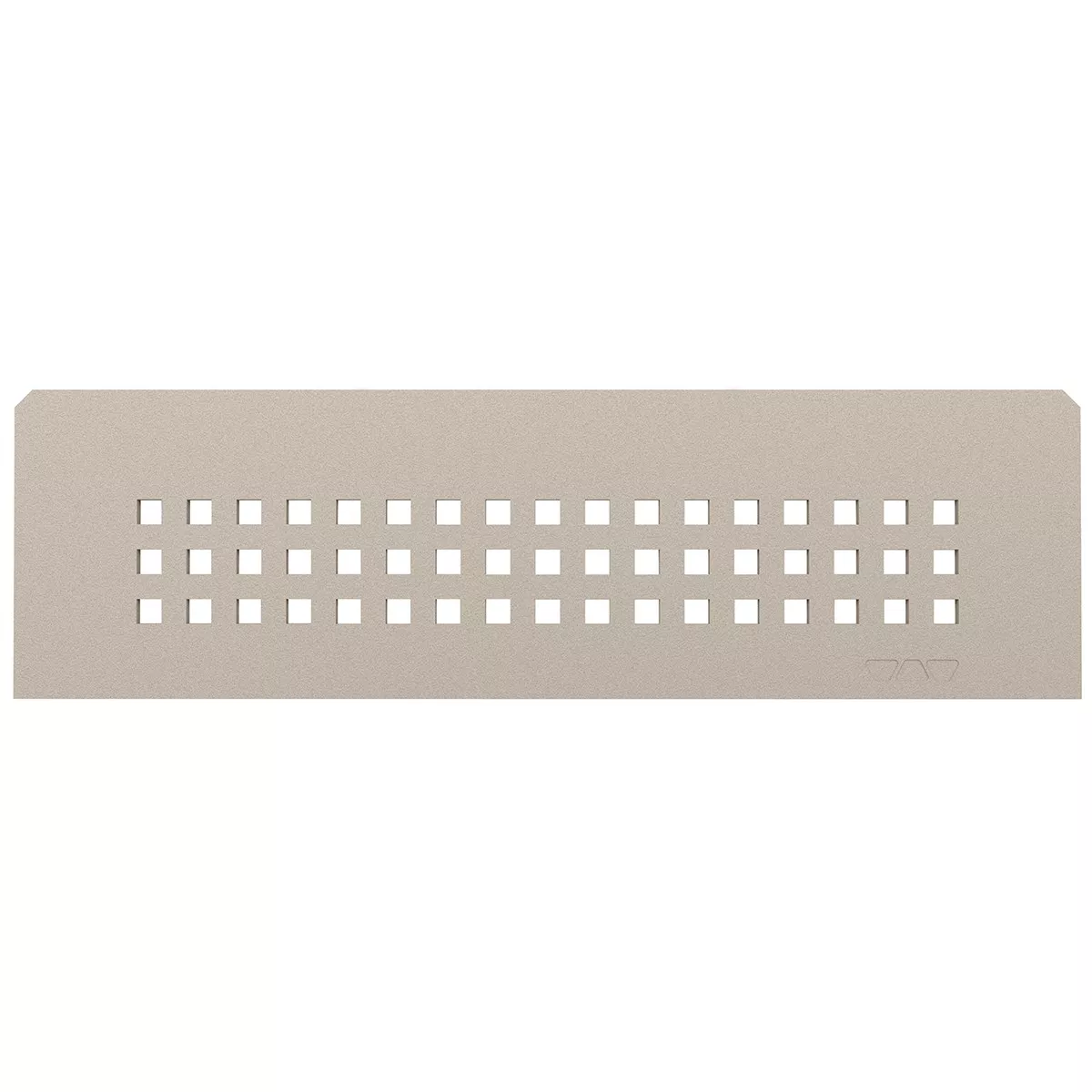 Mensola a muro rettangolare Schlüter 30x8,7cm, quadrata, color crema