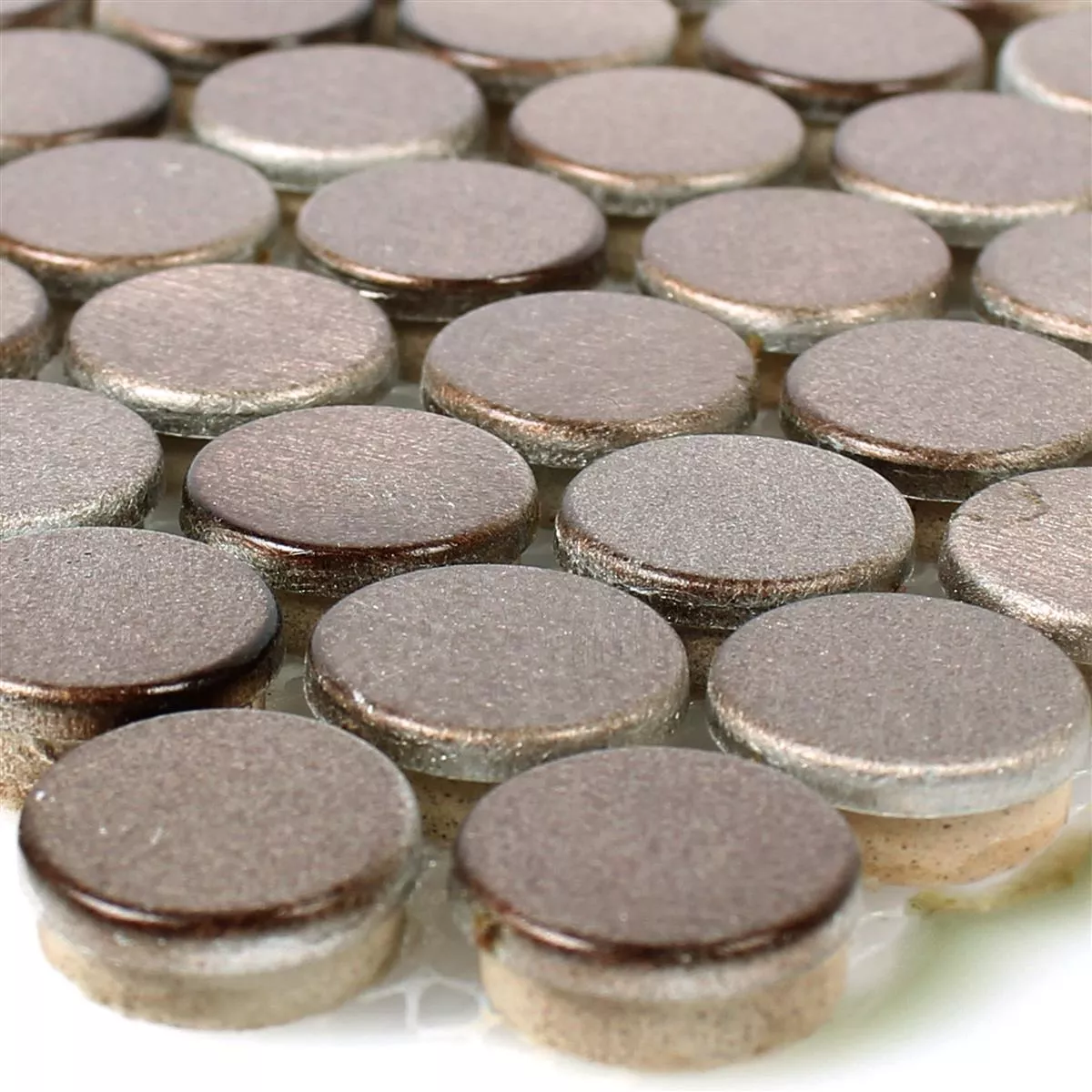 Mosaico Alluminio Metall Fantom Bottone Bronzo Mosaico Alluminio Metall Fantom Bottone Bronzo