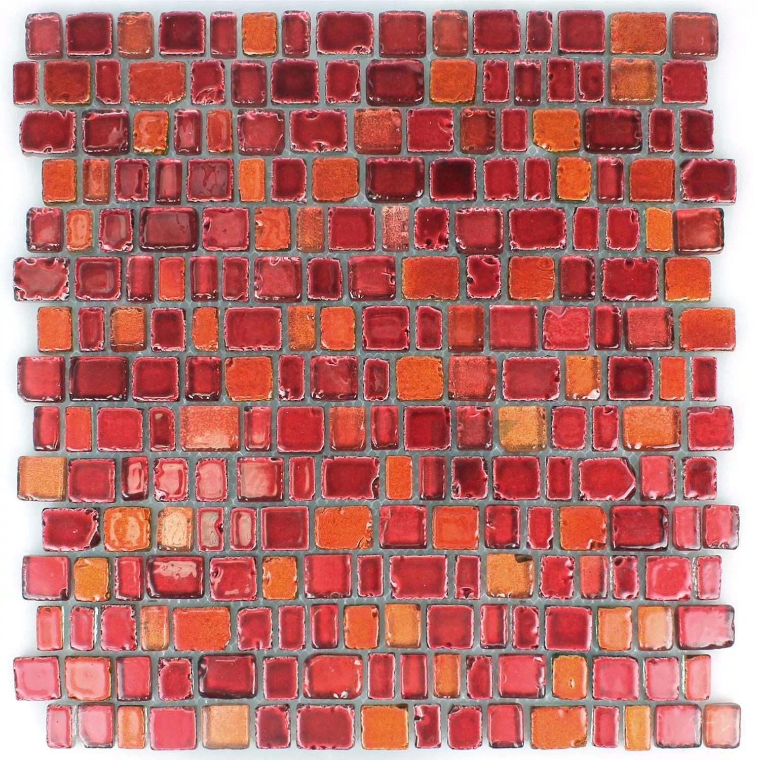 Mosaico Vetro Roxy Rossoarancione