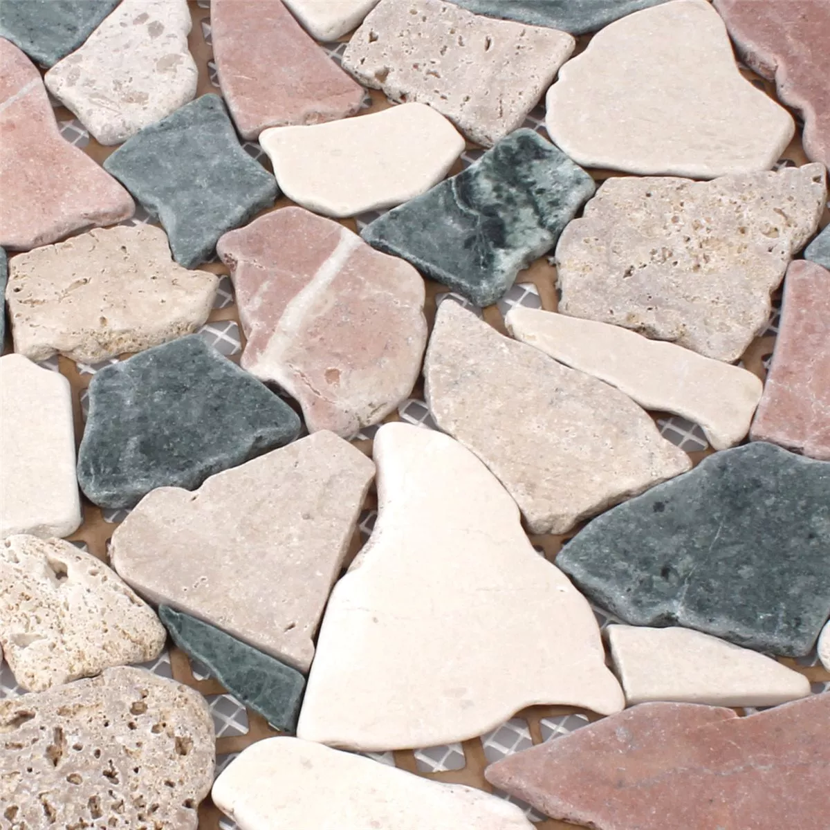 Mosaico Marmo Rotte Piastrelle Multi