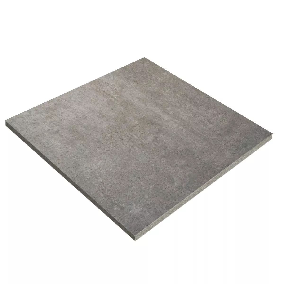 Piastrella Esterni Gres Porcellanato Panama Cemento Ottica Grigio Chiaro 60x60x2 cm