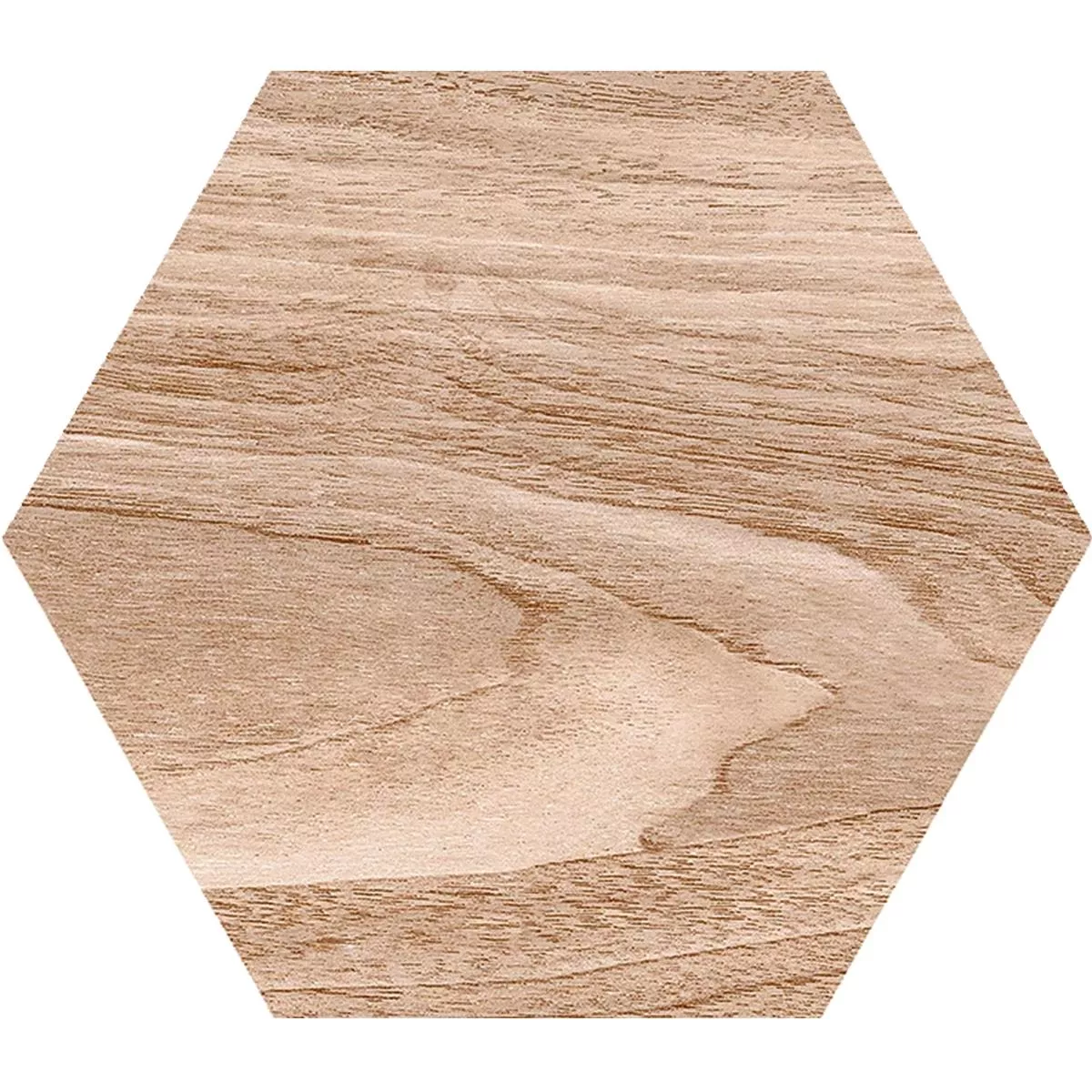 Gres Porcellanato Piastrelle Hexwood Esagono Beige 22,5 x 25,9cm