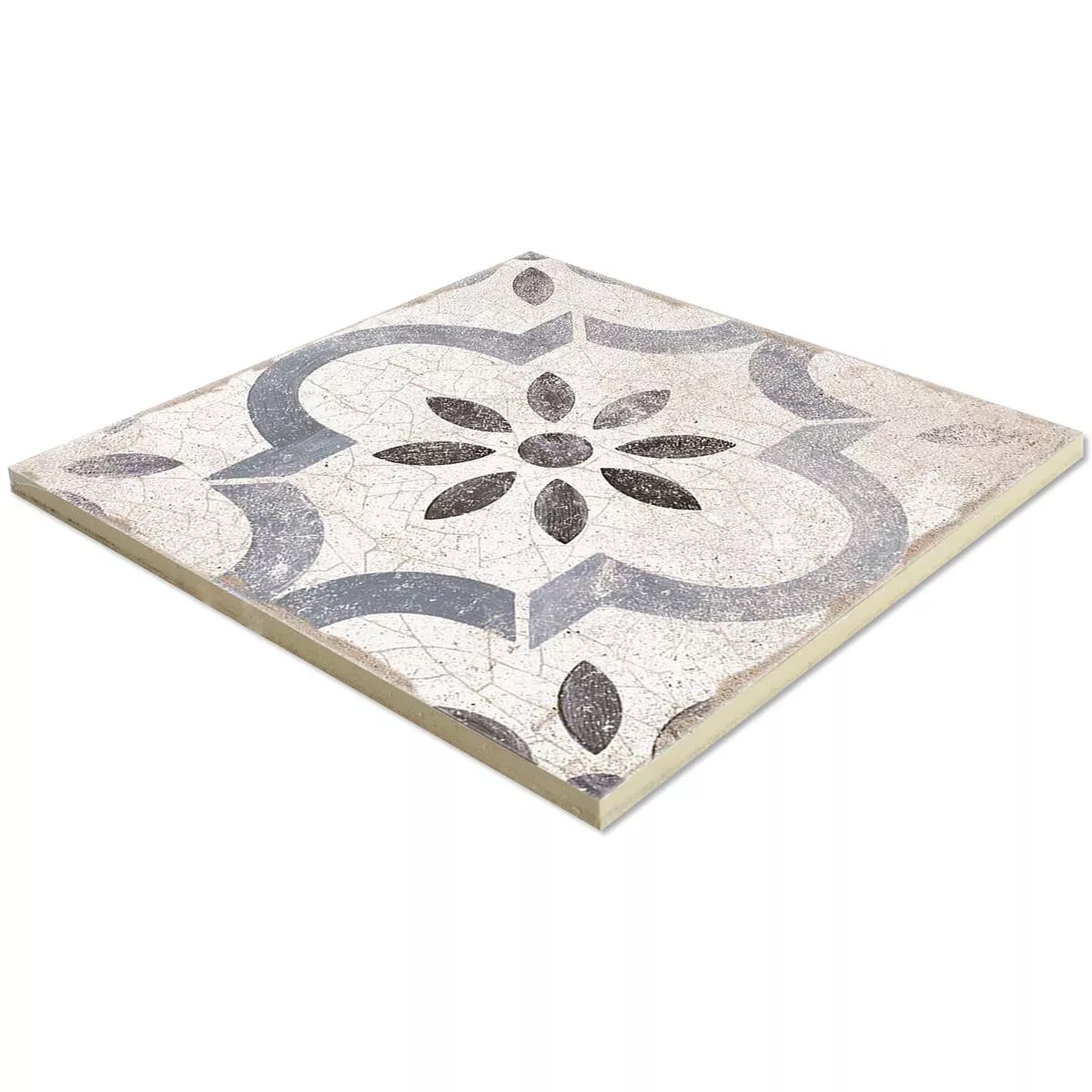 Gres Porcellanato Piastrelle Allora Decorative Blu 22,5 x 22,5cm