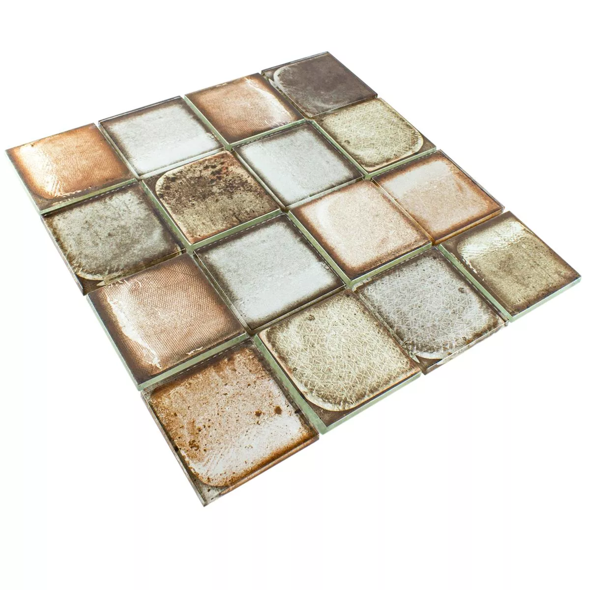 Mosaico Di Vetro Piastrelle Ottica Di Cemento Granada Beige