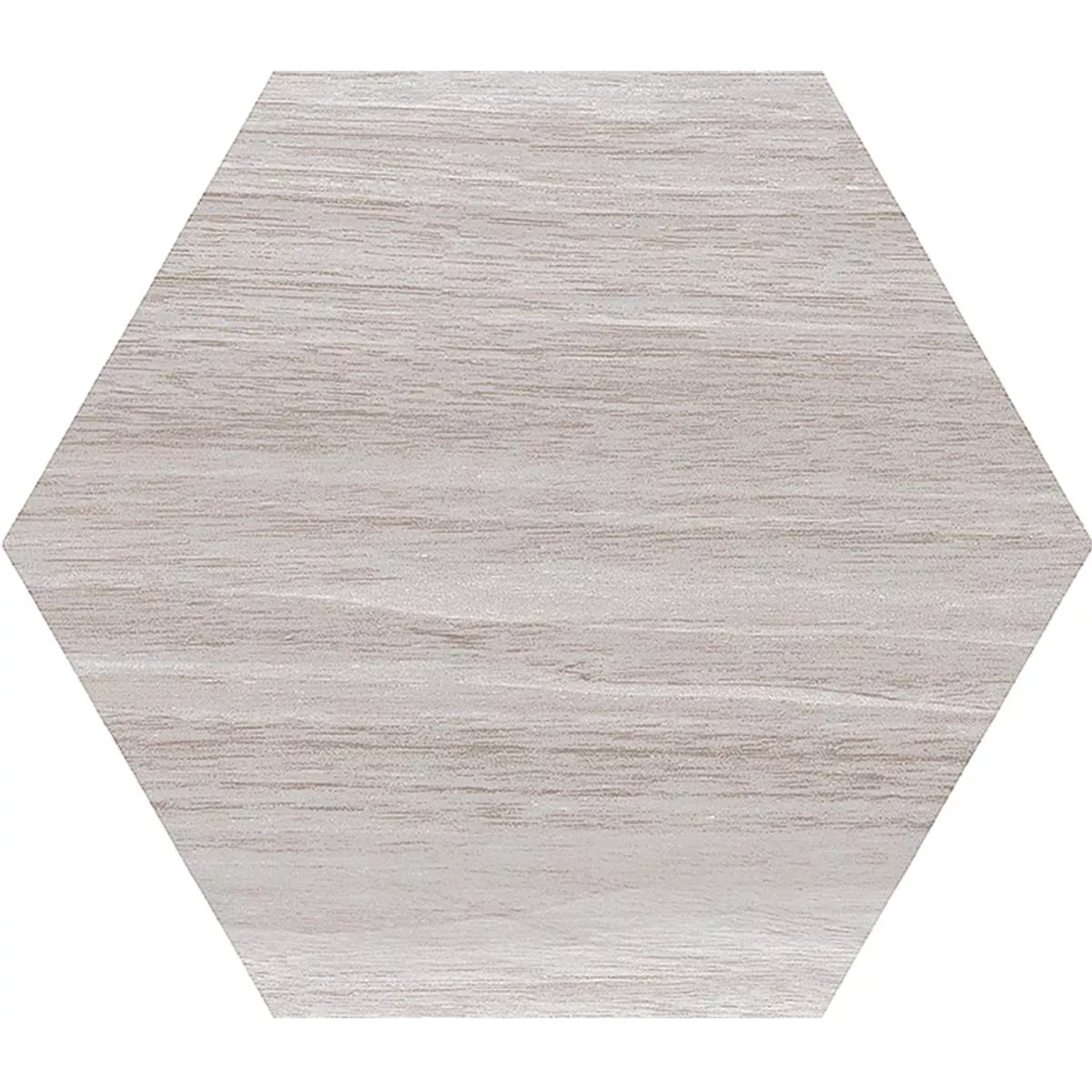 Gres Porcellanato Piastrelle Hexwood Esagono Grigio 22,5 x 25,9cm