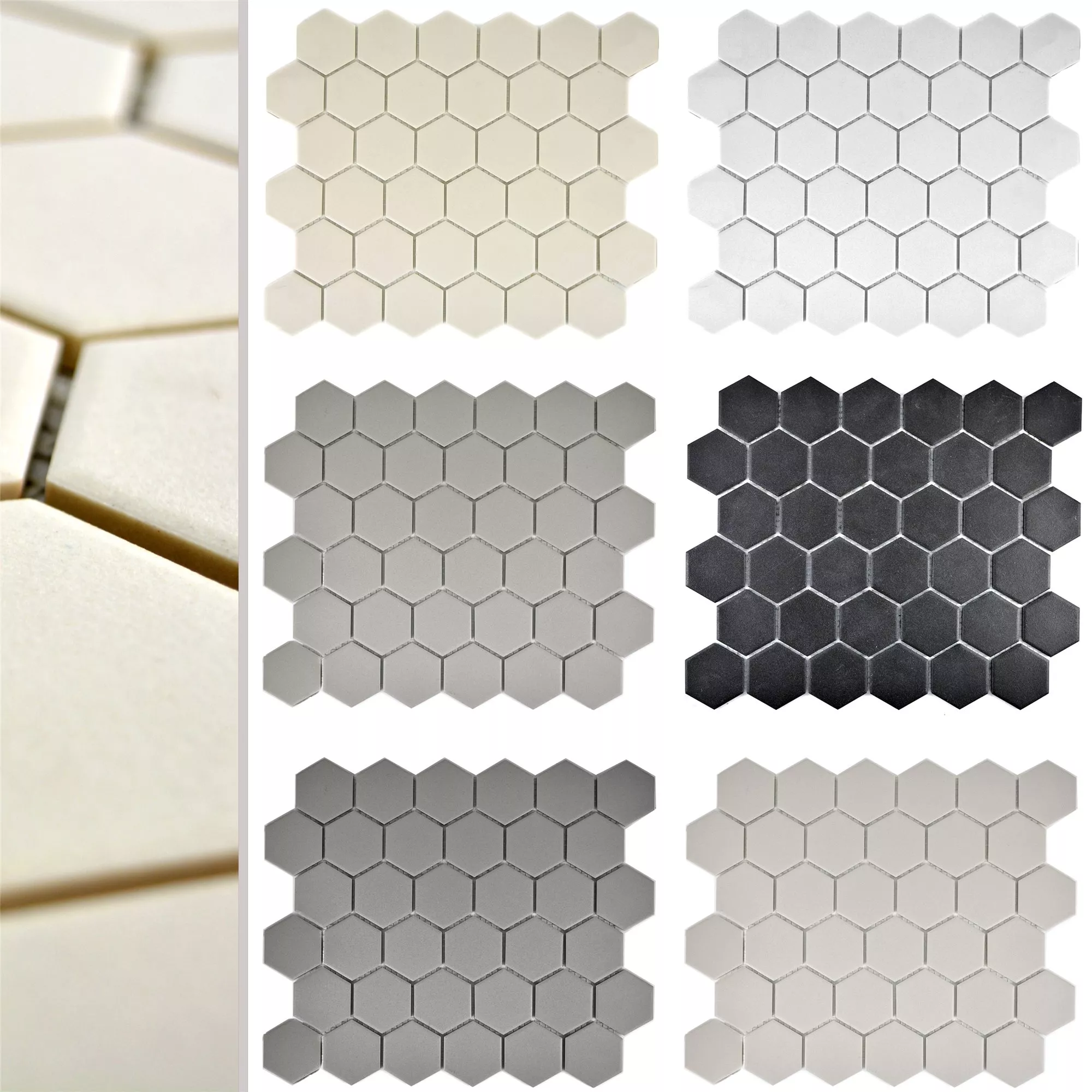 Ceramica Mosaico Begomil Hexagon Non Smaltato