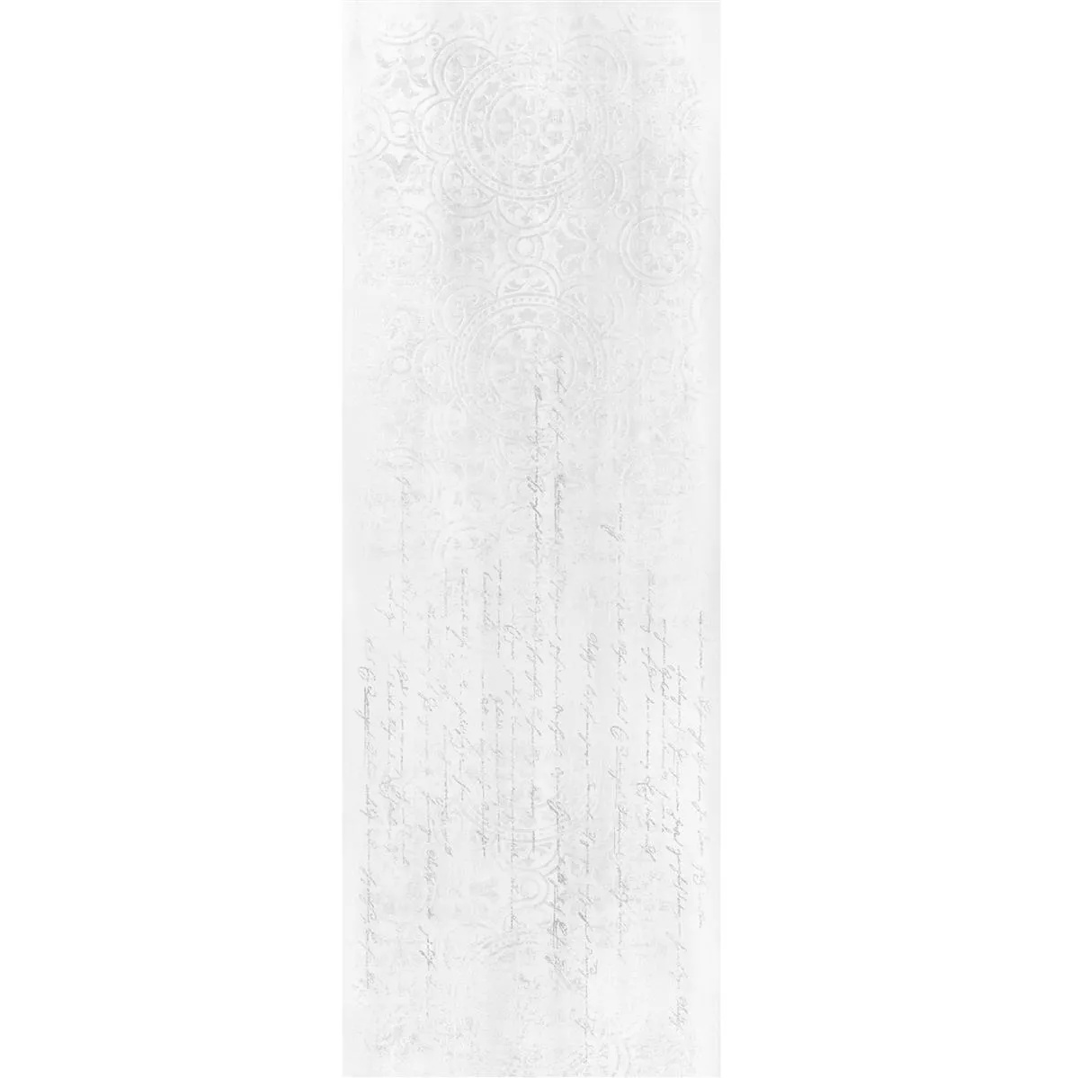 Rivestimenti Anderson Bordo naturale 30x90cm Bianco Decorative