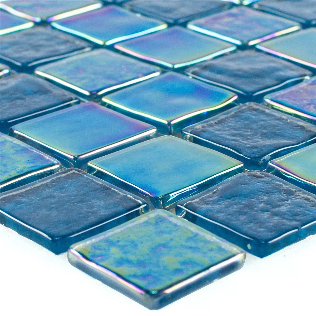 Mosaico Di Vetro Piastrelle Effetto Madreperla Carlos Blu 23 Mosaico Di Vetro Piastrelle Effetto Madreperla Carlos Blu 23