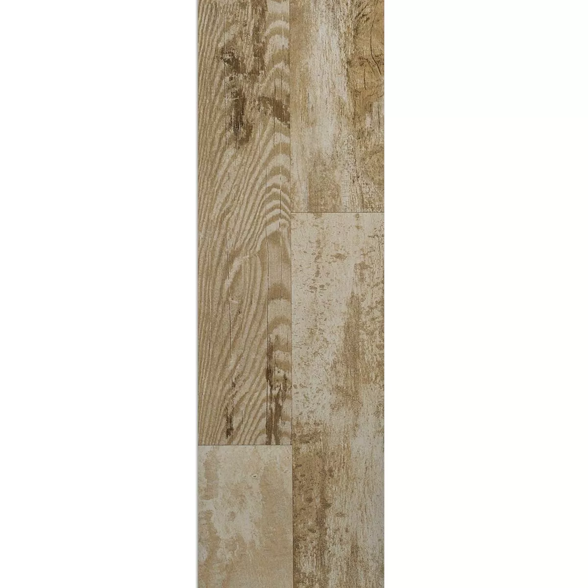 Ottica Di Legno Piastrelle Fortuna Beige 20x120cm