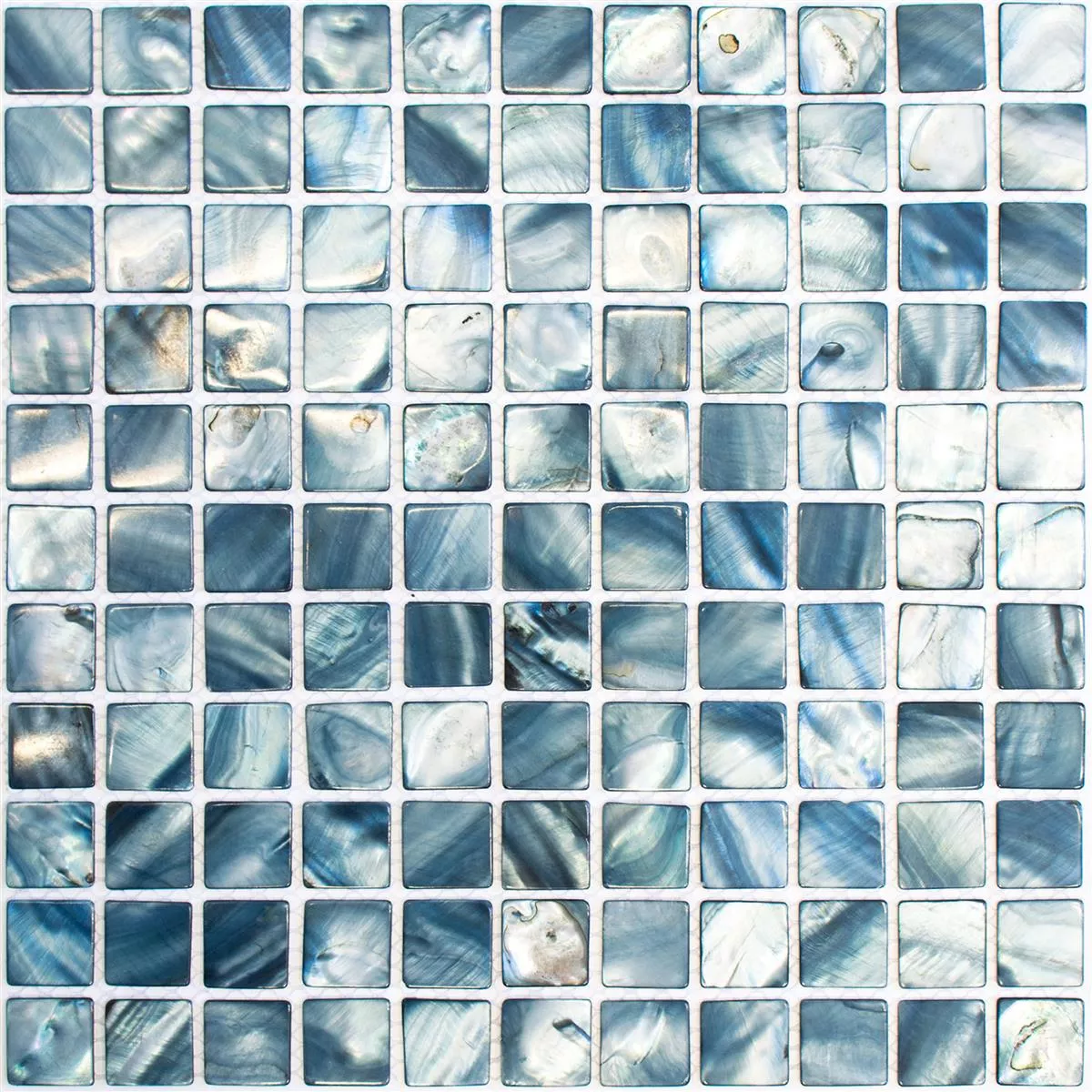 Mosaico Madreperla Xenia Blu Grigio