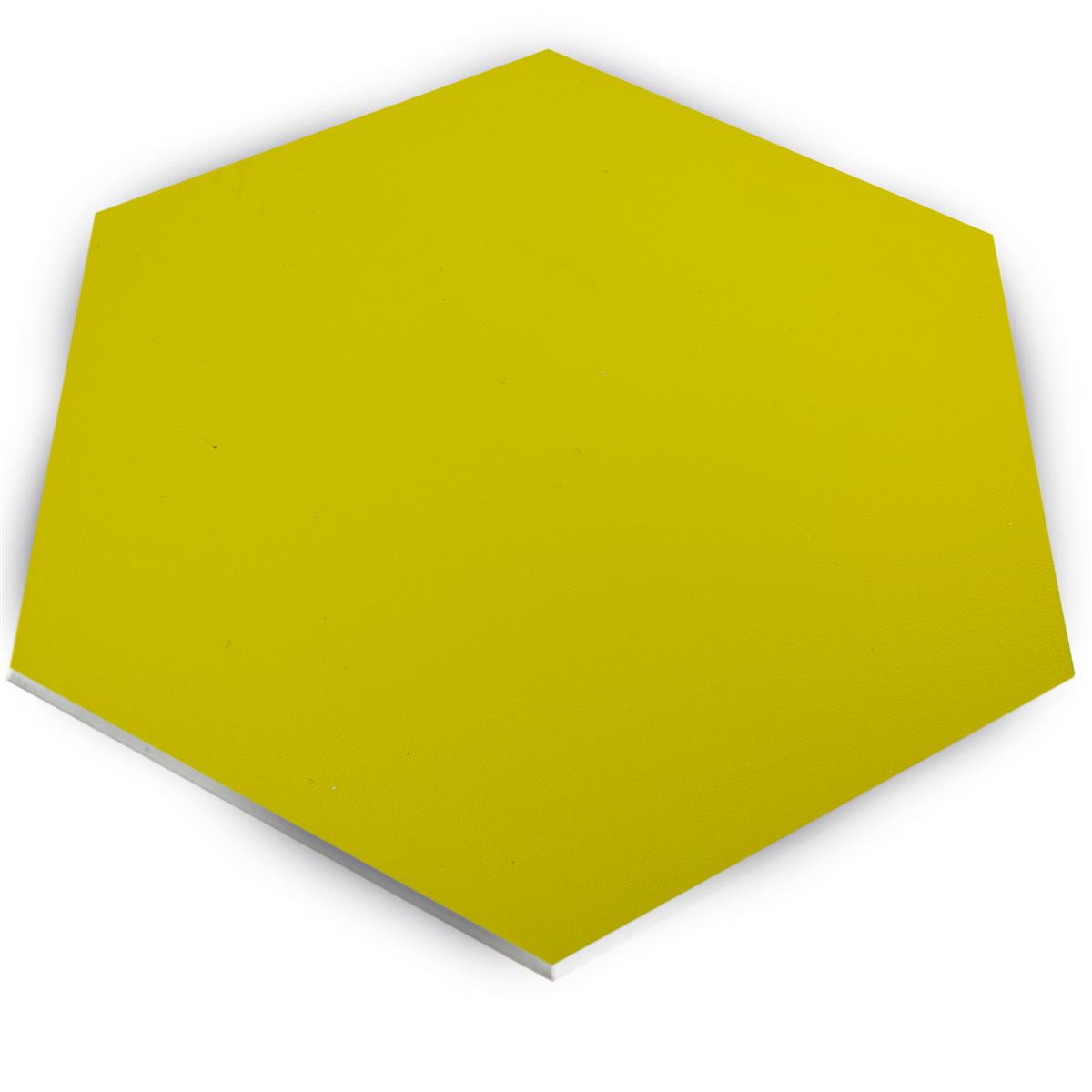 Vinile Esagono Rivestimenti Century Autoadesivo Giallo