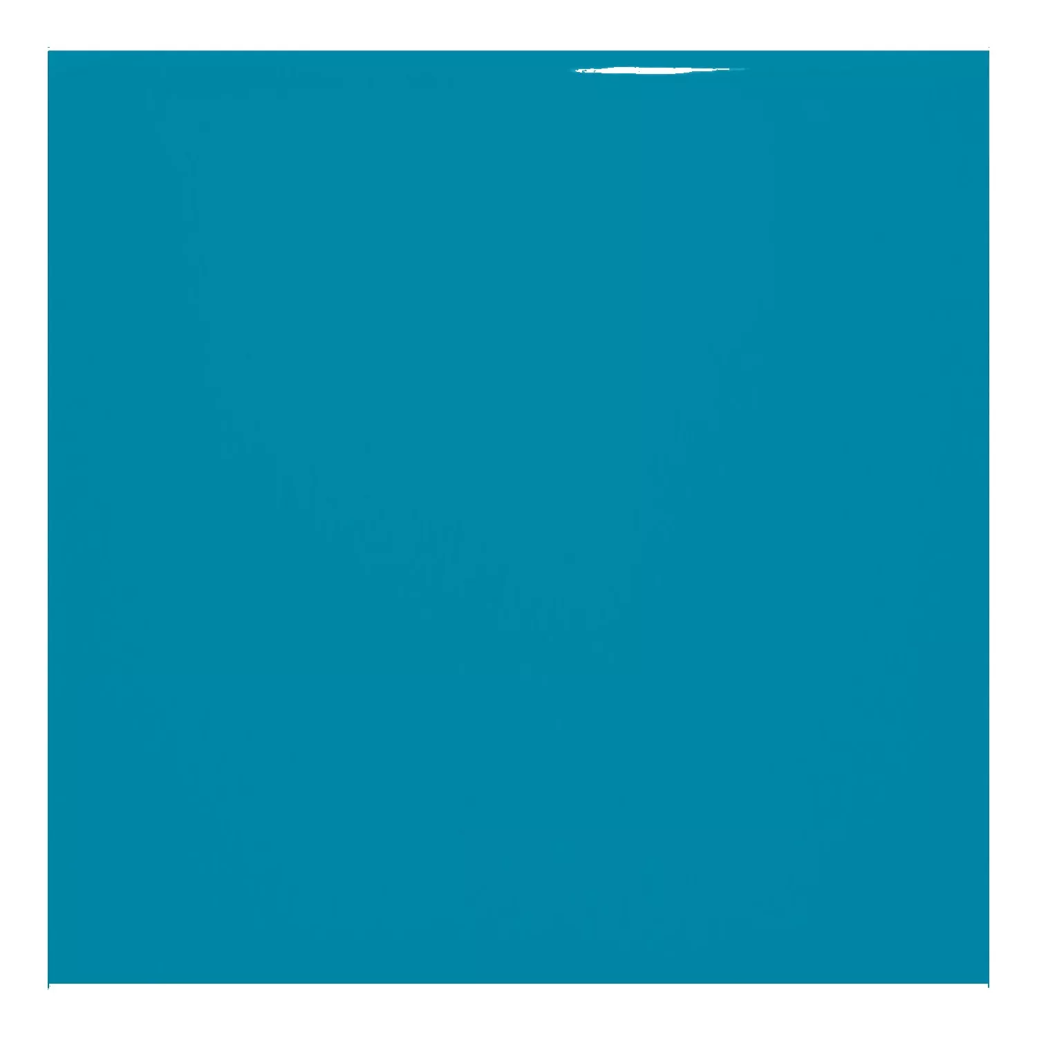 Piastrella metropolitana Turchese Lucida 10x10 cm Senza Sfaccettatura Freyburg Aqua Blue