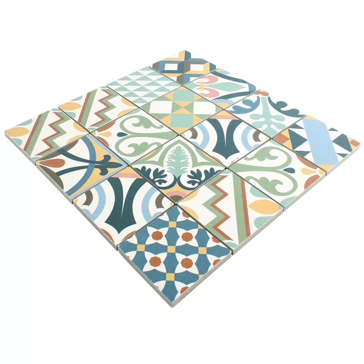 Campione Ceramica Mosaico Retro Piastrelle Utopia Colorato R10/B