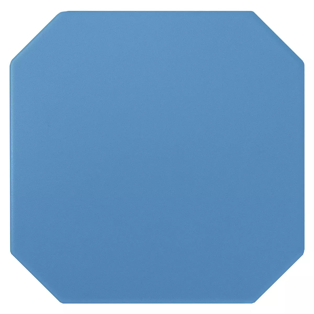 Gres Porcellanato Piastrelle Genexia Uni Blu Ottagono 20x20cm