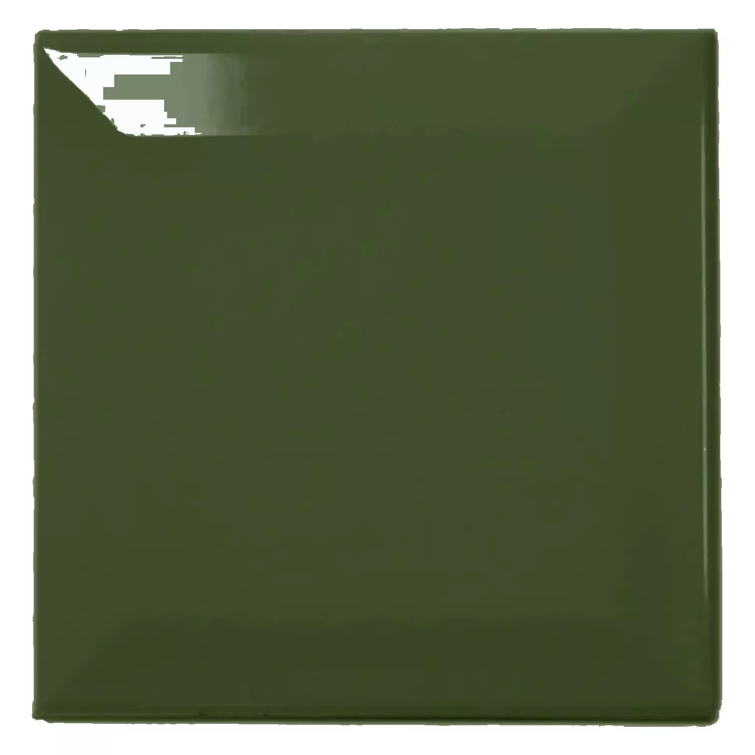Piastrella metropolitana Verde Lucida 10x10 cm Sfaccettatura Catarina Botella