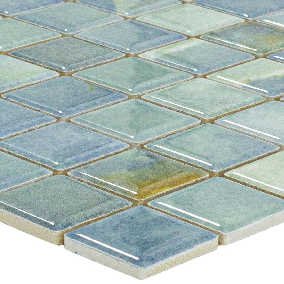 Ceramica Mosaico Piastrelle Elysium Marmo Ottica Cielo Blu 23