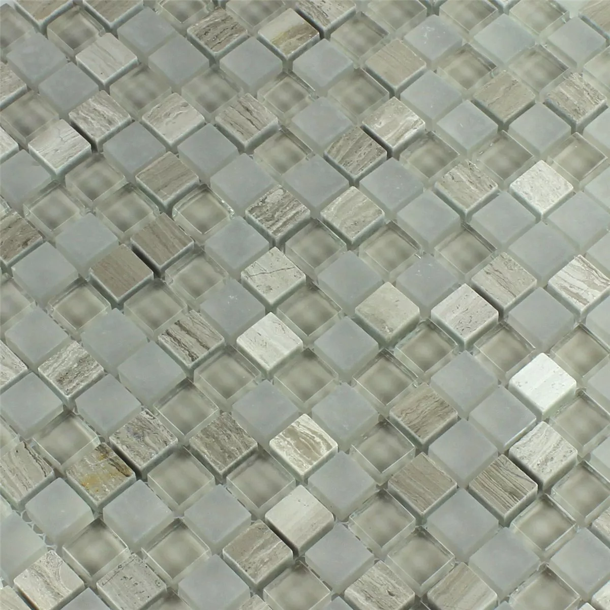 Campione Mosaico Vetro Marmo Burlywood 