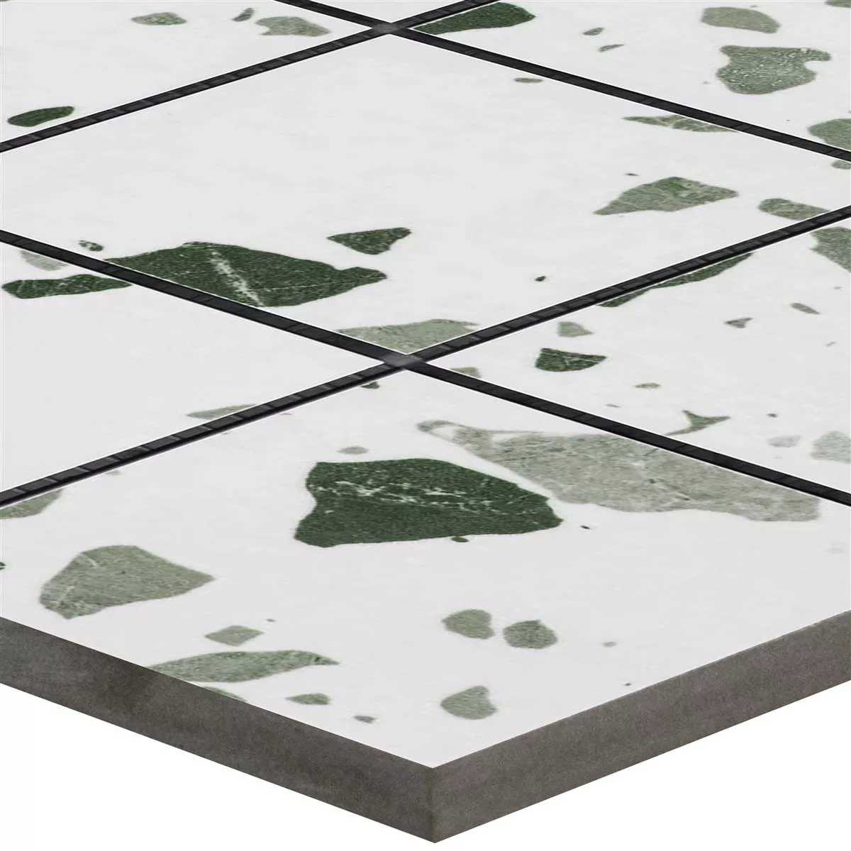 Ceramica Mosaico Piastrelle Liberty Verde 73x73mm