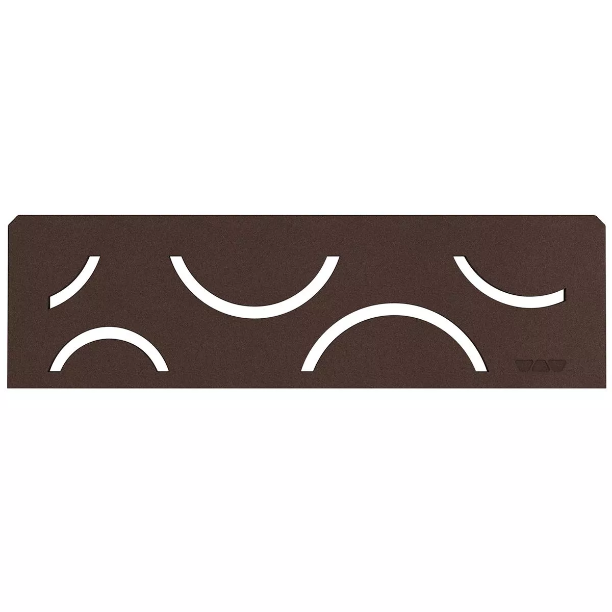 Mensola a muro per nicchia Schlüter rettangolare 30x8,7 cm Curve Bronzo