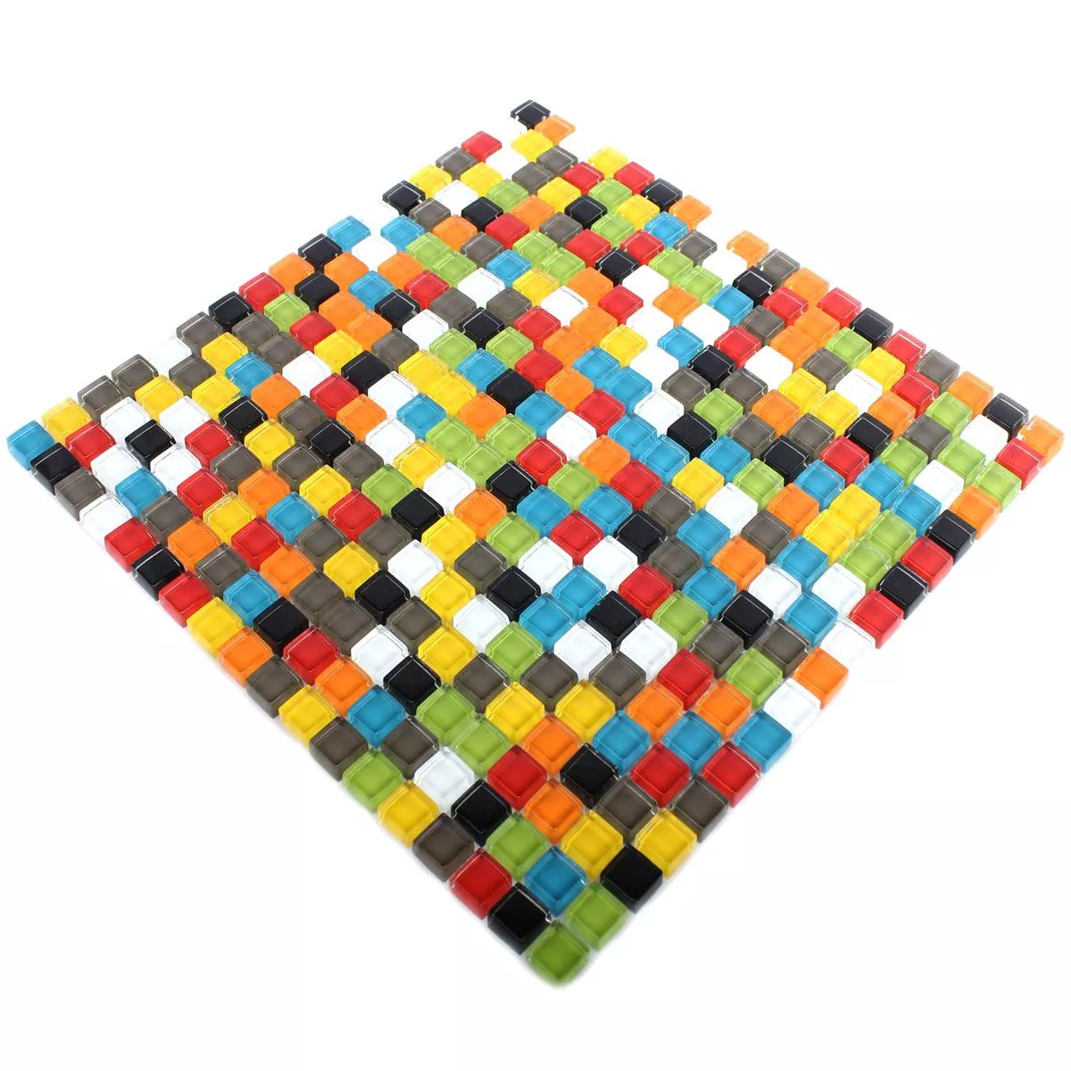 Campione Mosaico Di Vetro Piastrelle Nostalgie Colorato Mix