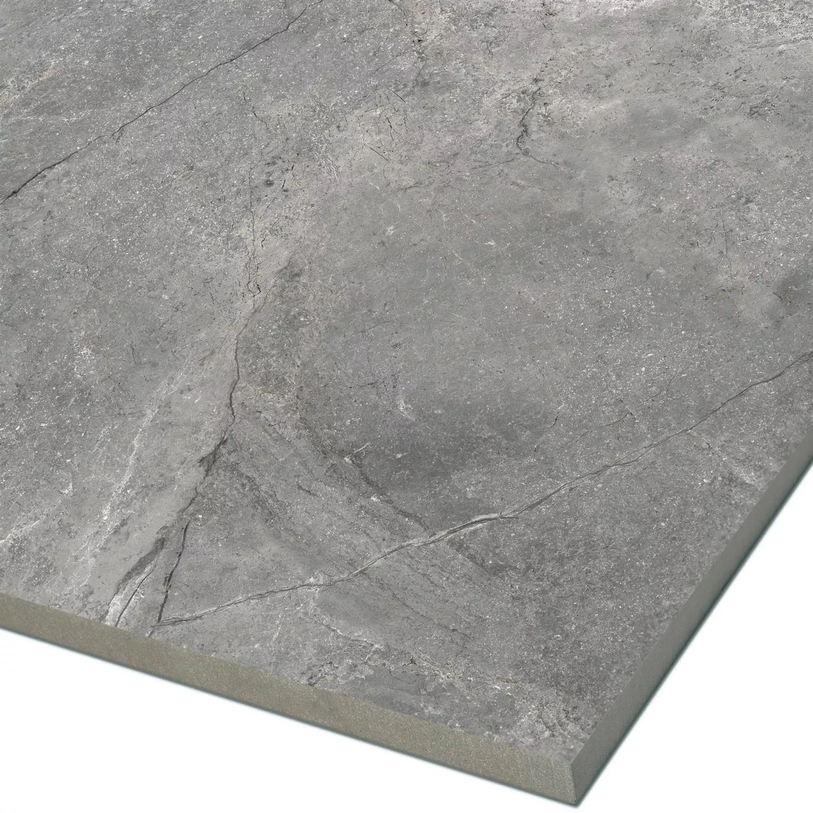 Campione Piastrelle Noiron Opaco Lucidato Grigio 60x120cm