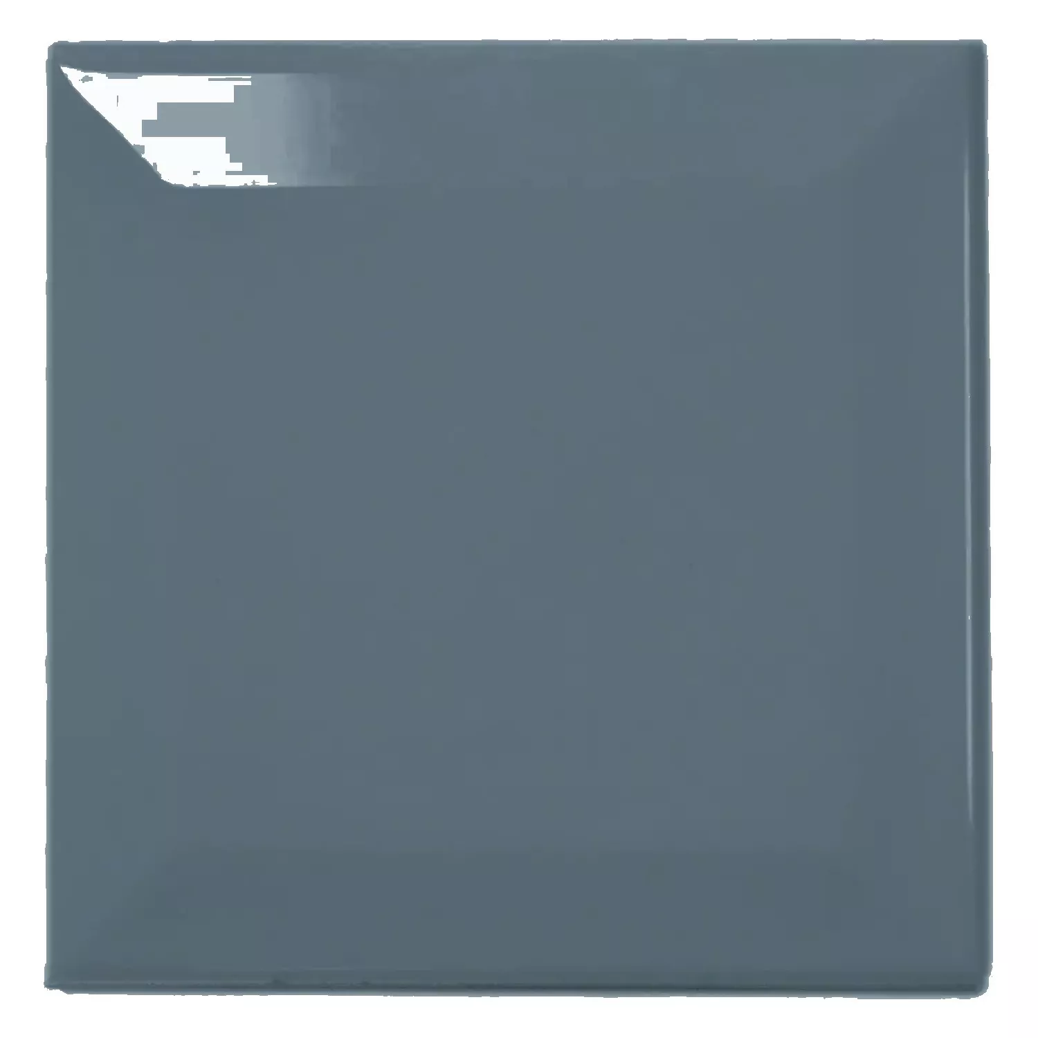 Piastrella metropolitana Blu Lucida 10x10 cm Sfaccettatura Catarina Blue Mist