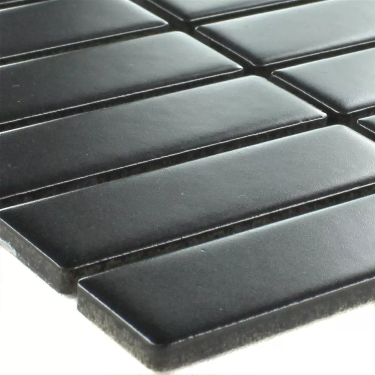 Mosaico Ceramica Nero Maglia Opaco Mosaico Ceramica Nero Maglia Opaco