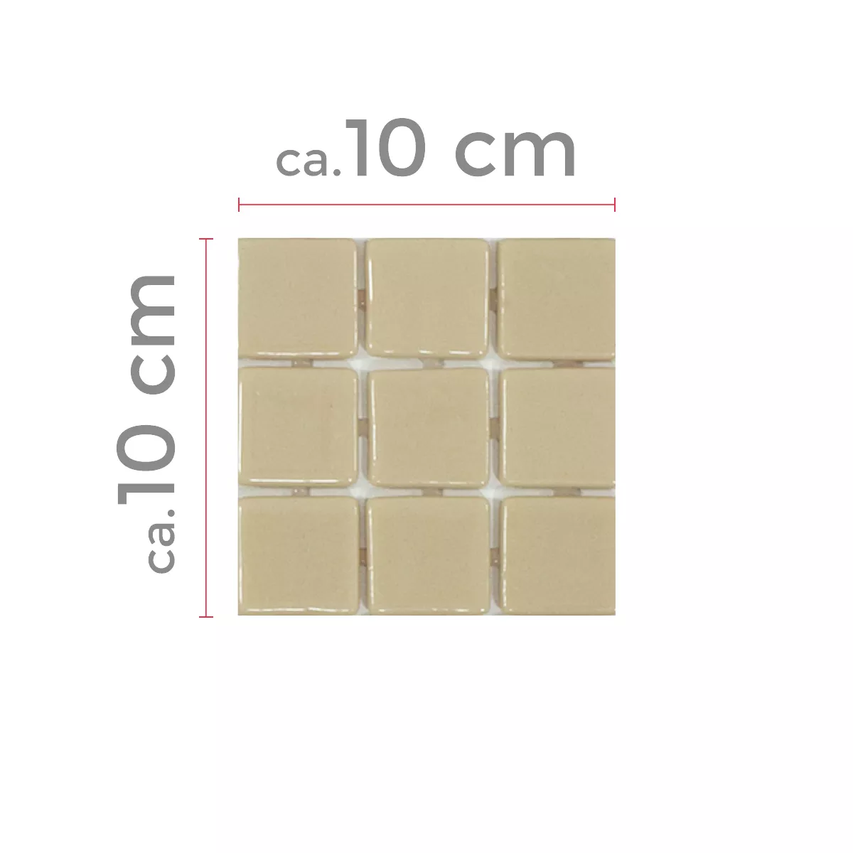 Campione Vetro Piscina Mosaico Venetia Beige