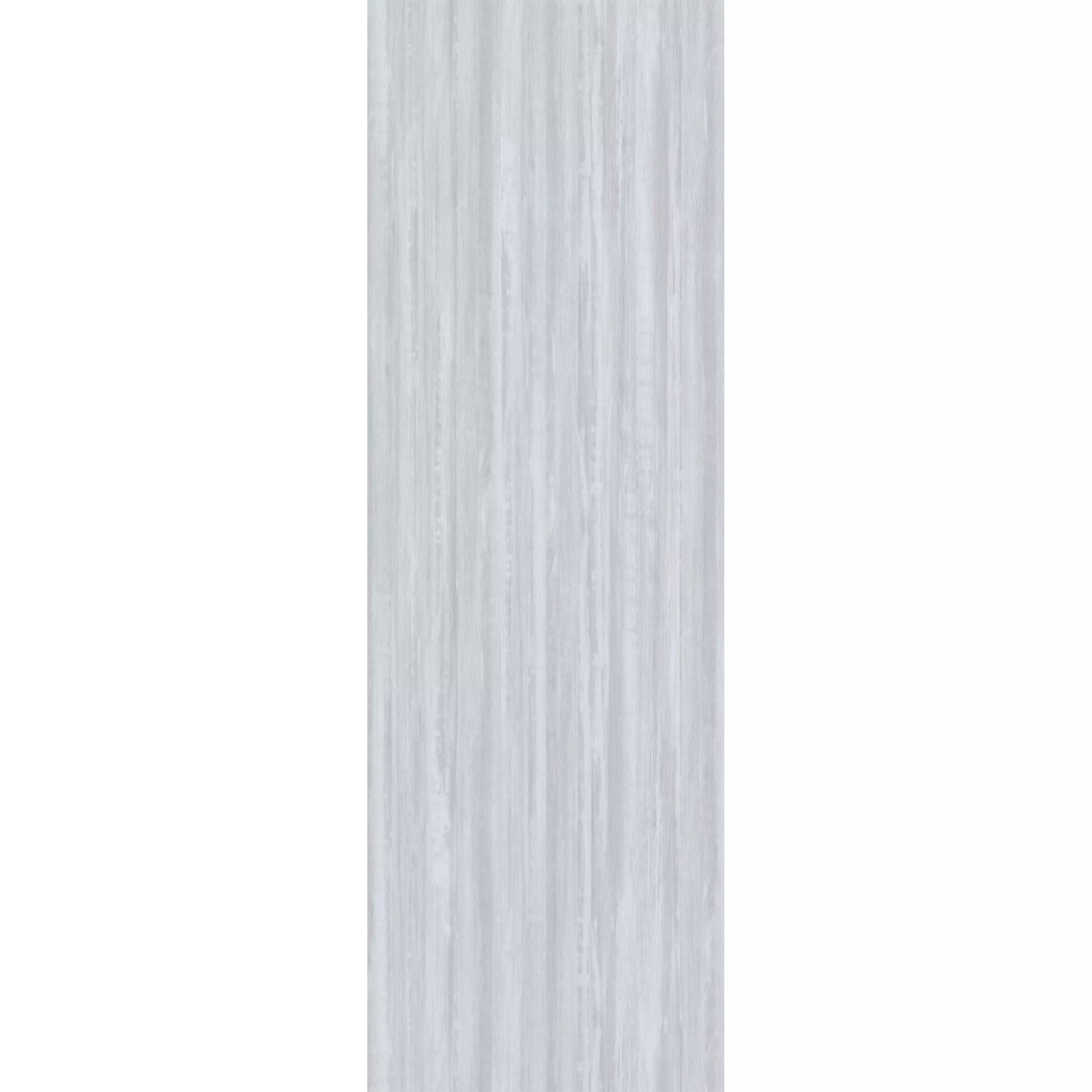 Piastrelle In Vinile Sistema A Clic Snowwood Bianco 17,2x121cm