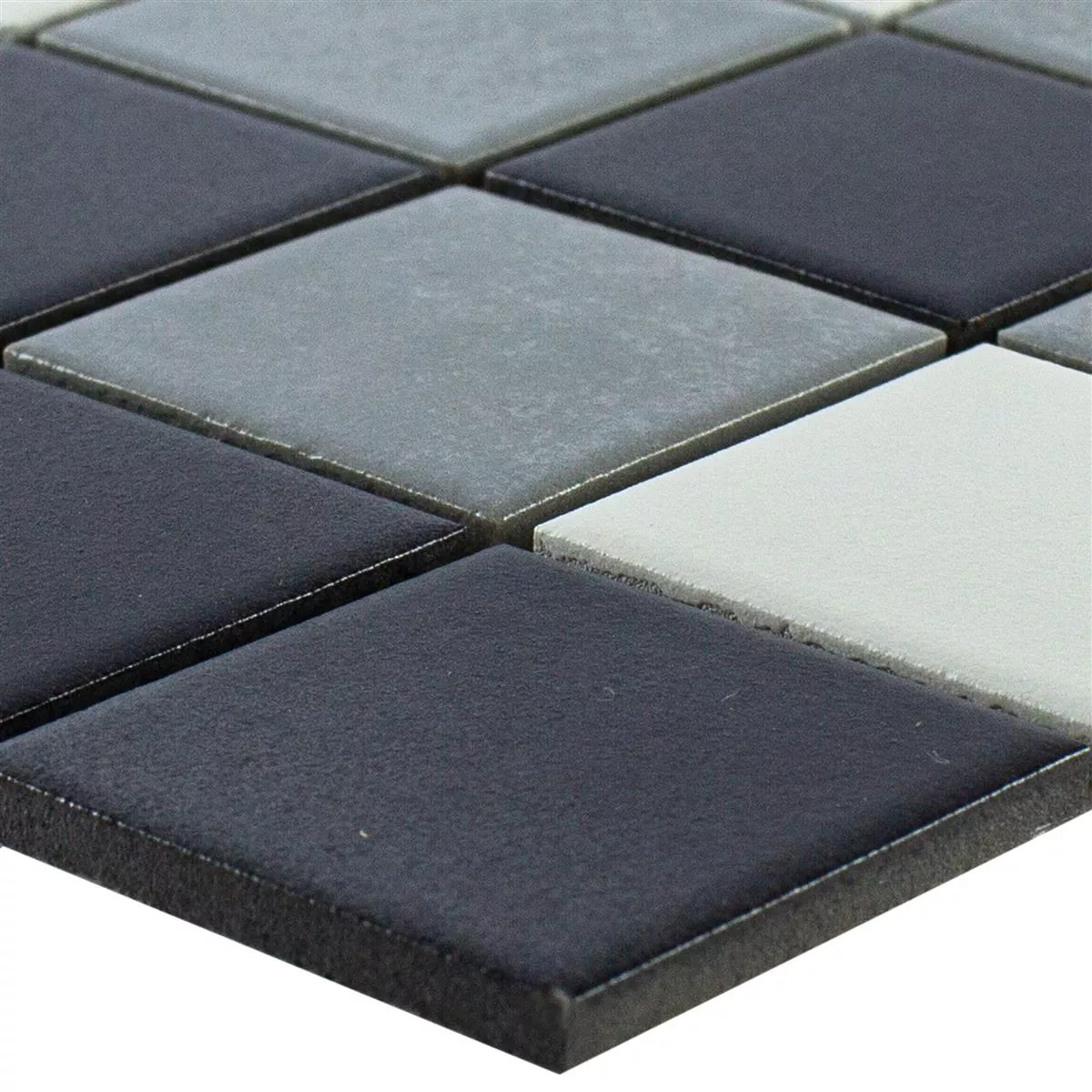 Ceramica Mosaico Piastrelle Orion Nero Grigio