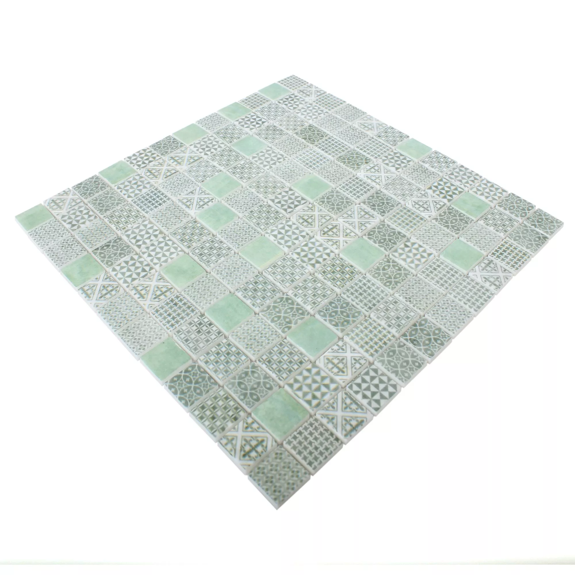 Mosaico Vetro Piastrella Malard Verde