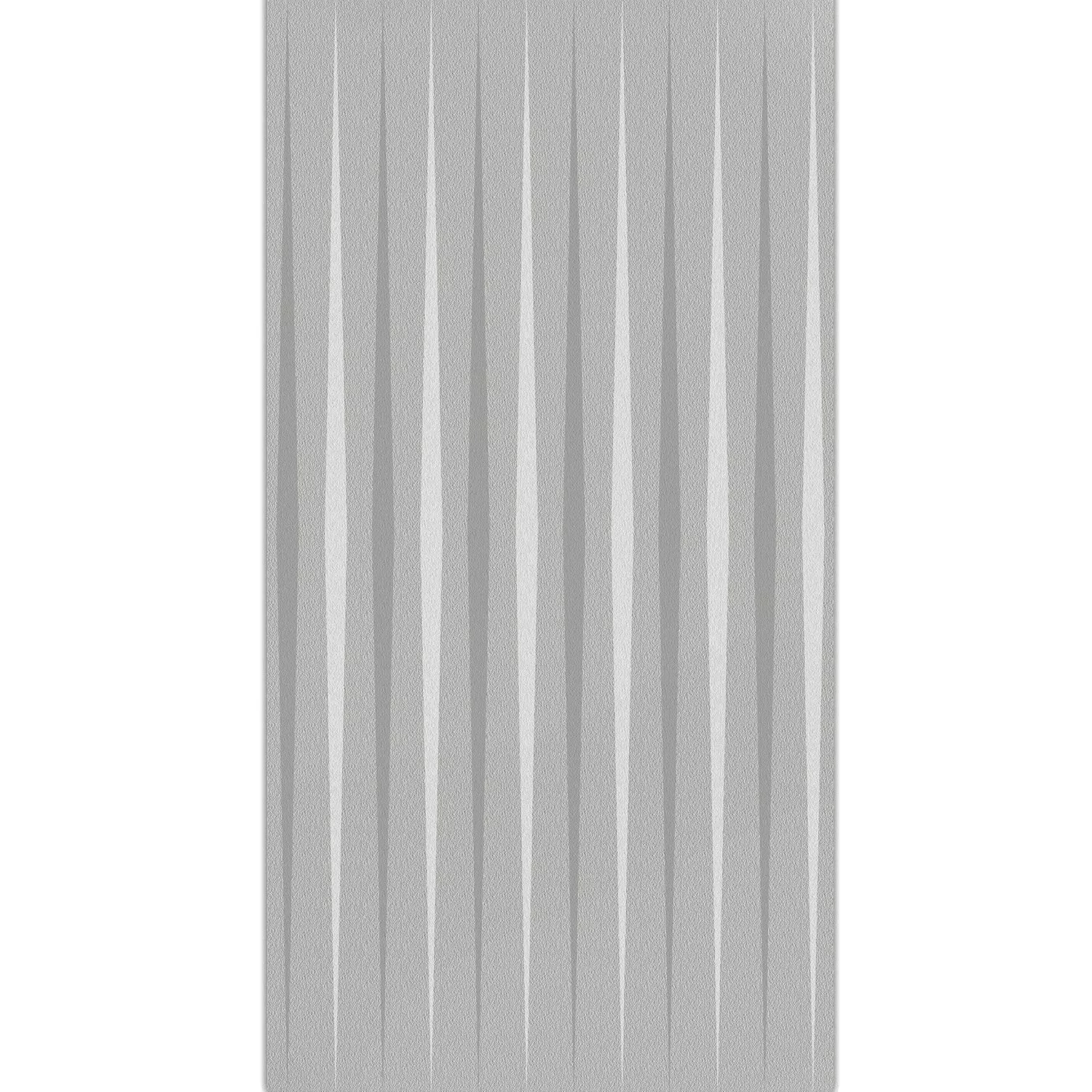 Rivestimenti Vulcano Stripes Decorative Rettificato Grigio 60x120cm