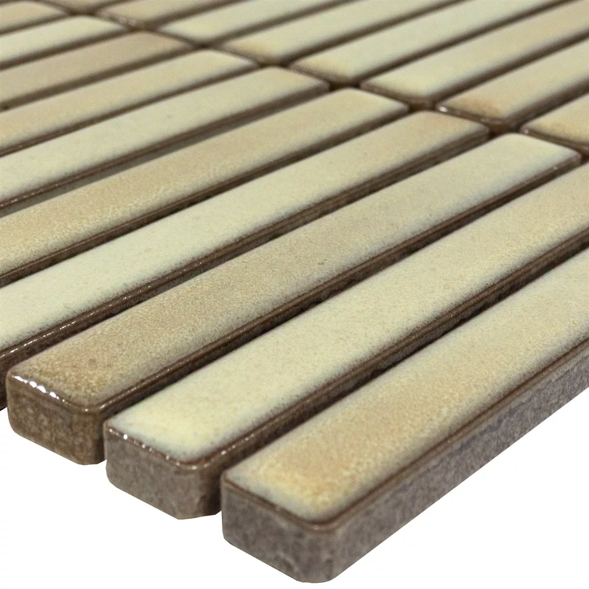 Mosaico Wallachia Sabbia Lucida 12x92x8 mm