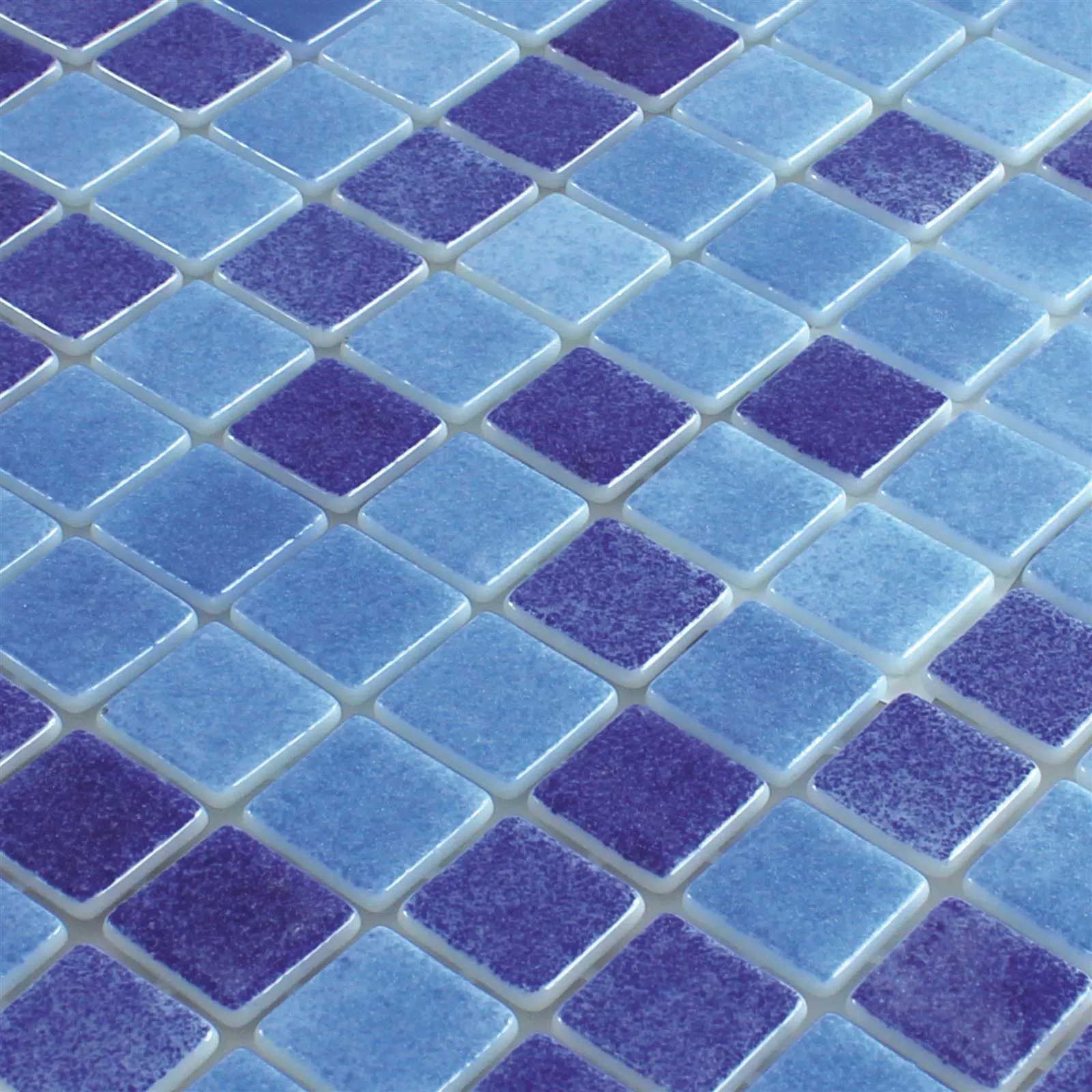 Vetro Piscina Mosaico Antonio Blu Mix