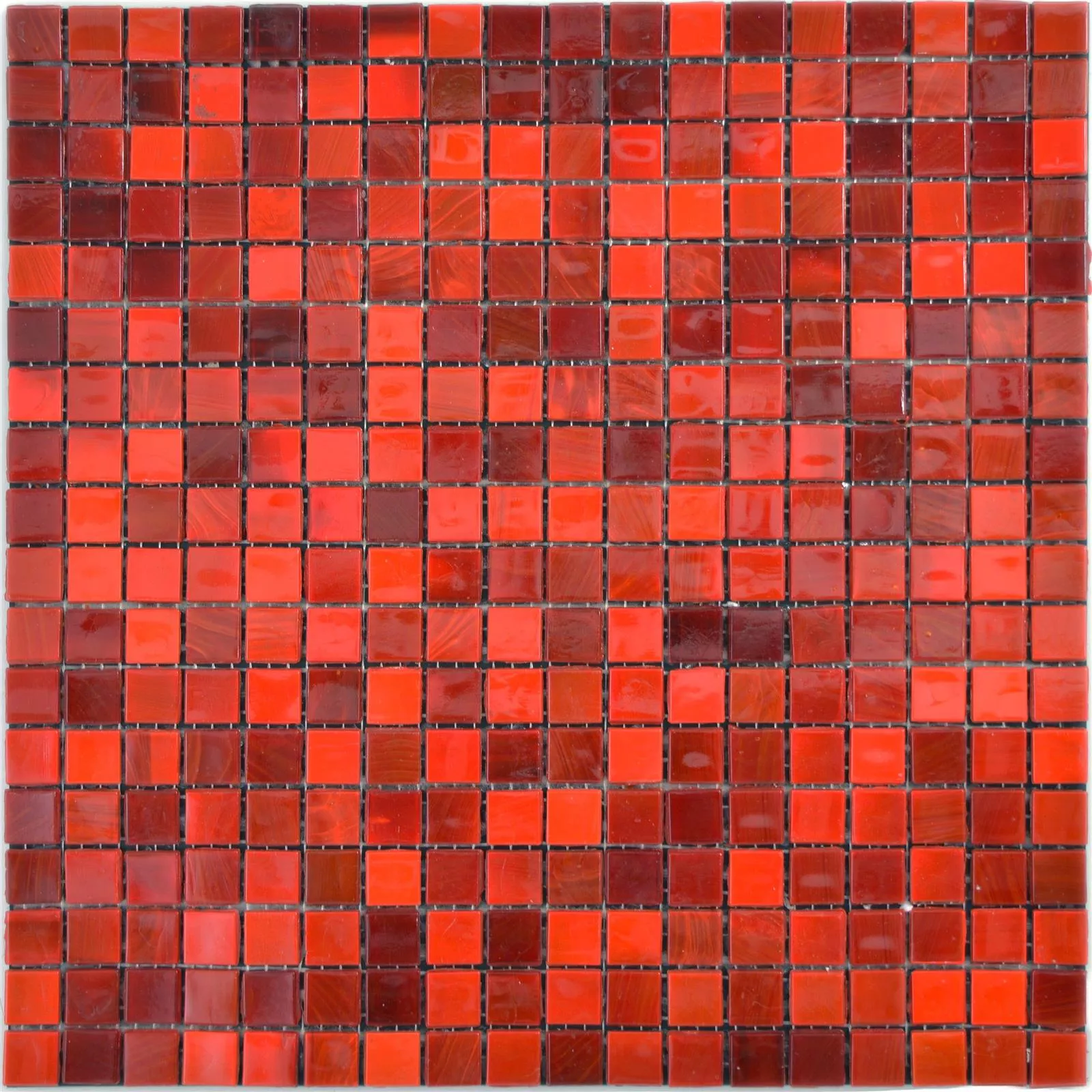 Vetro Mosaico Rexford Effetto Madreperla Rosso