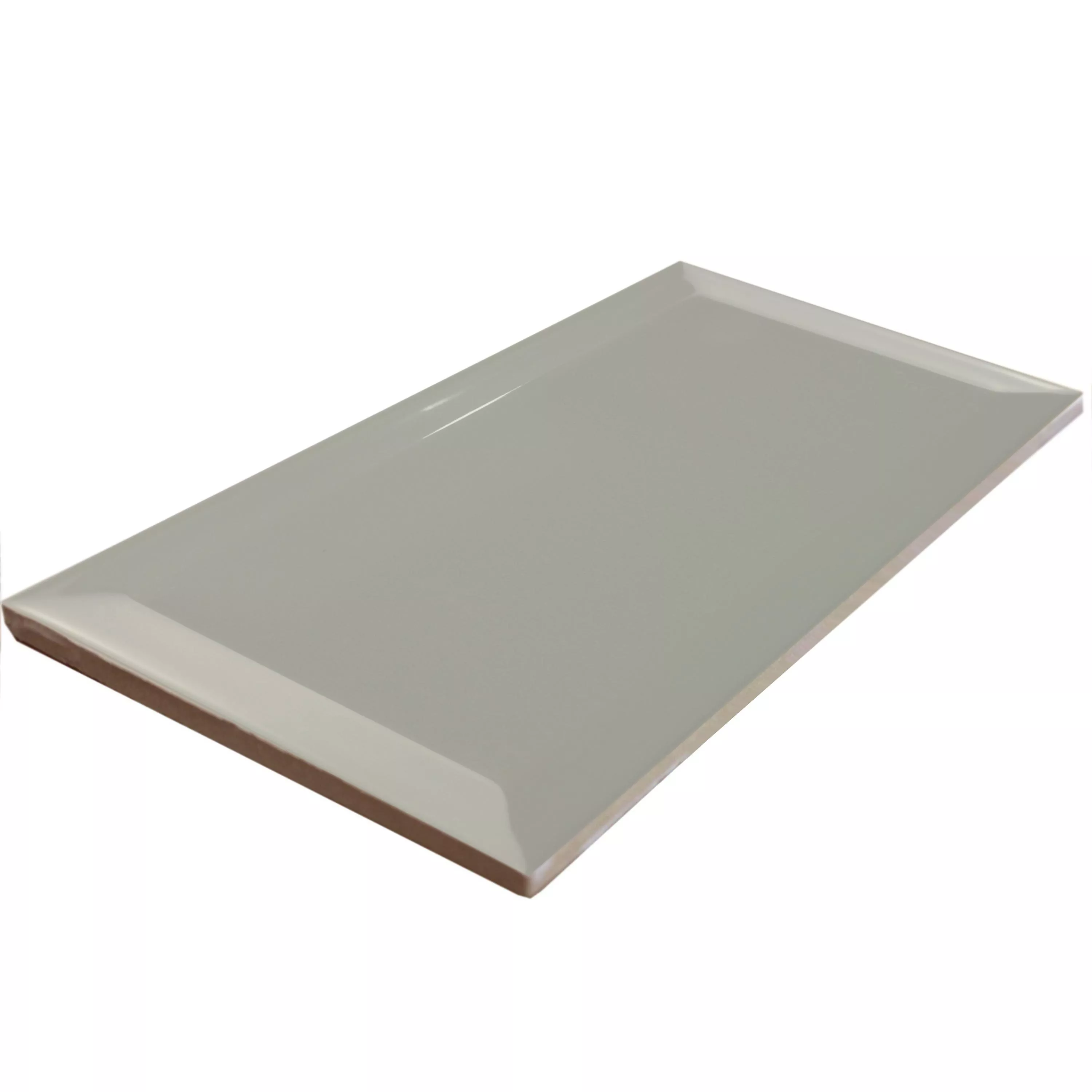 Campione Metro Rivestimenti Brussel Sfaccettatura 10x20x0,7cm Pizarra